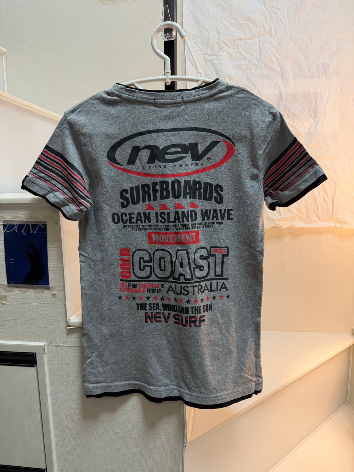 빈티지 너드 레이어드 스트라이프 반팔 상품이미지2