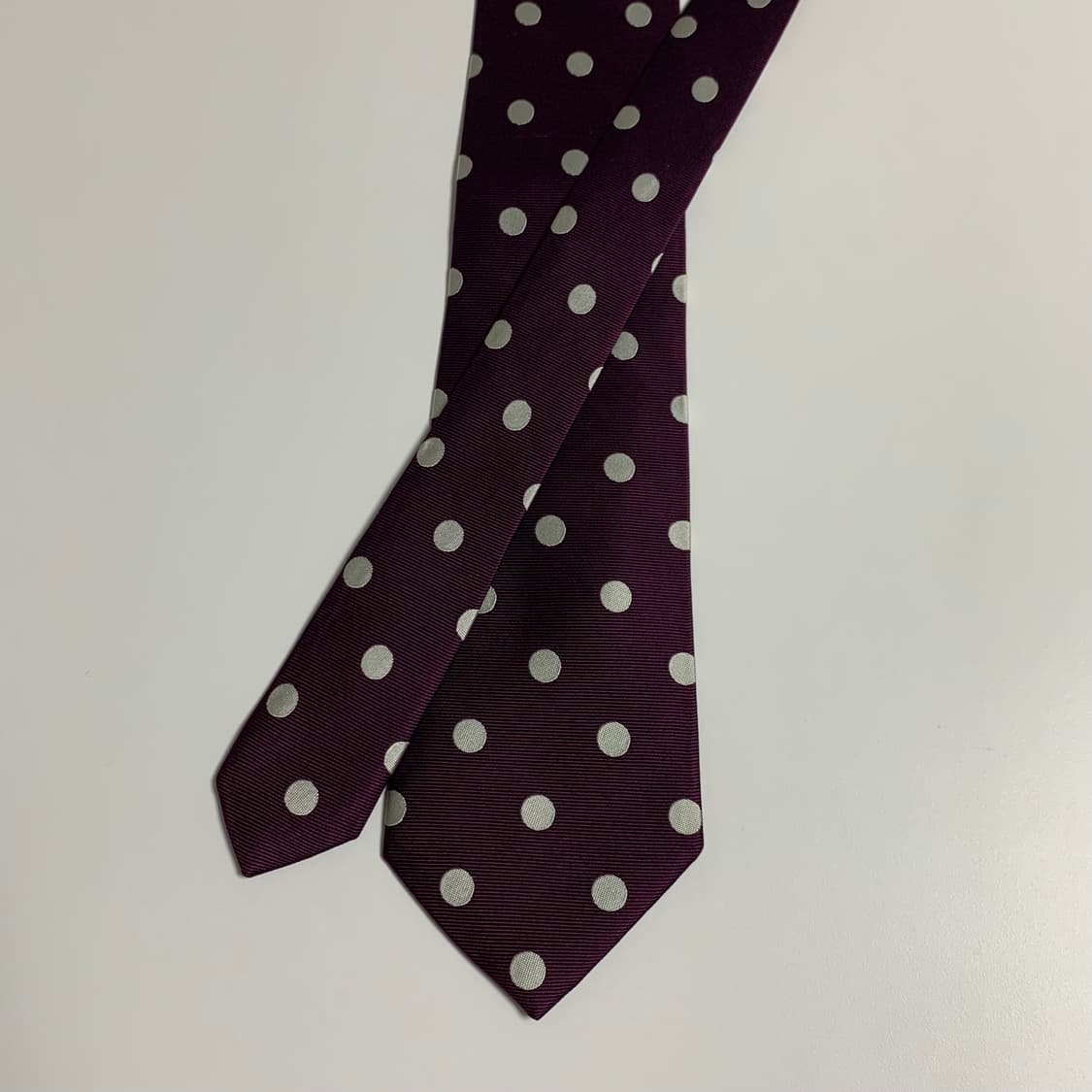 유나이티드 애로우즈 도트넥타이 100실크 최상급 A+등급 8.3cm 상품이미지3