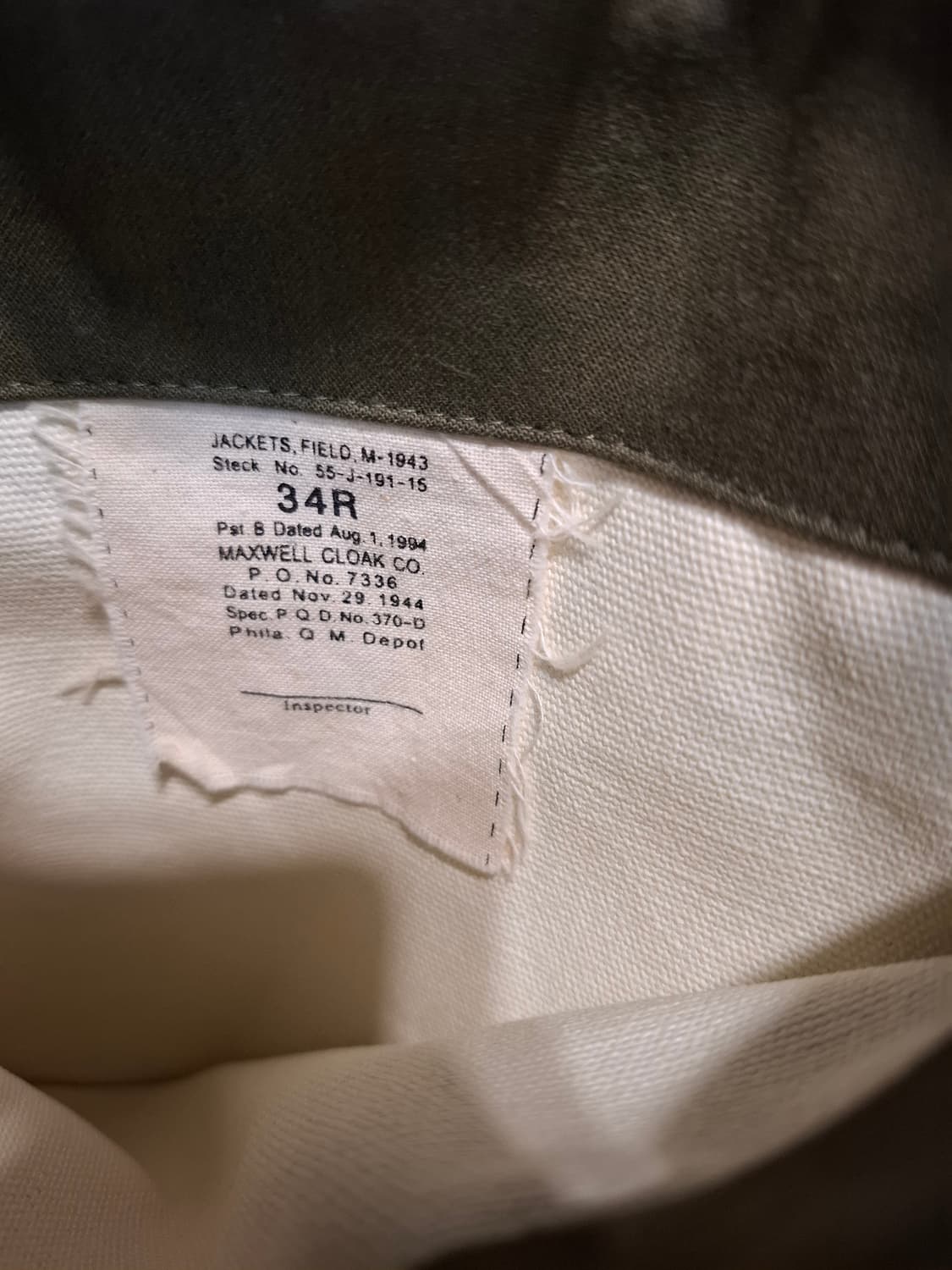 맥아더미군 WW-2 M-43필드야상 상품이미지8