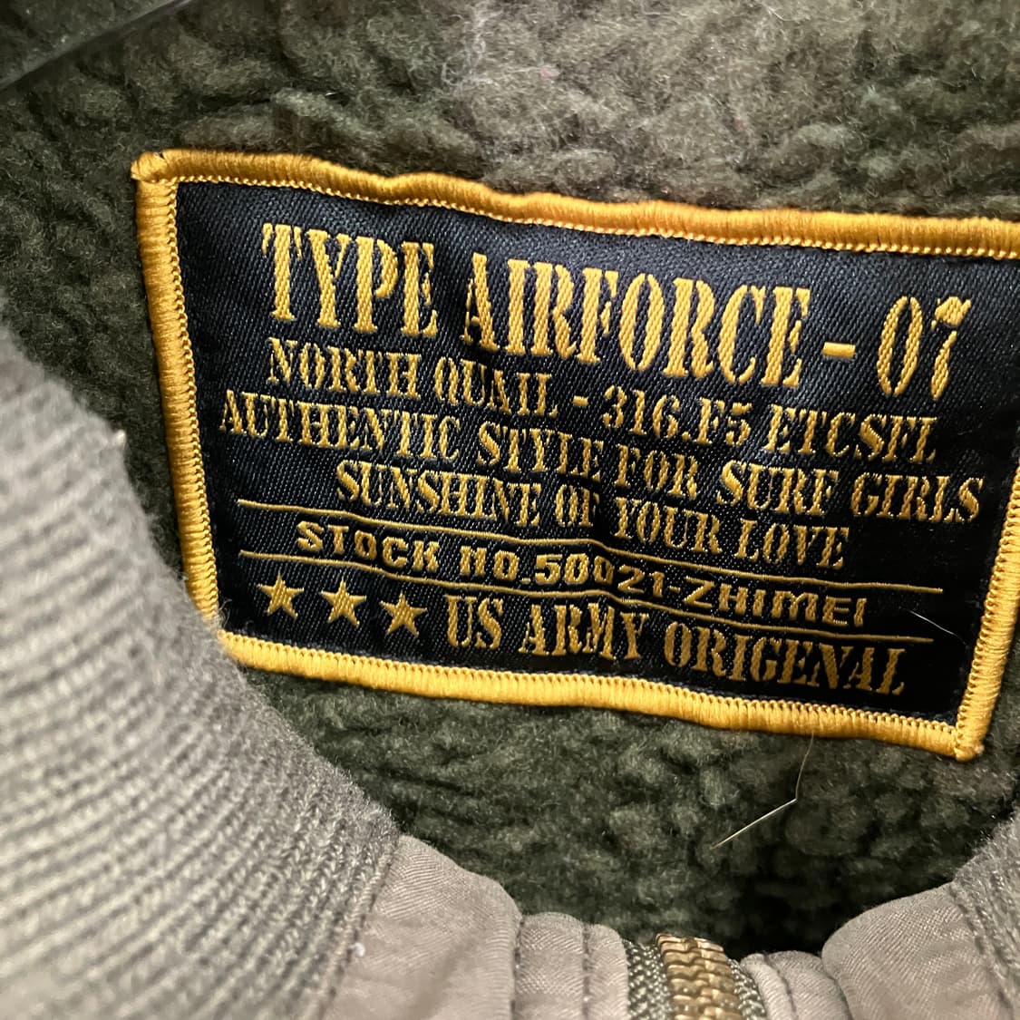 US 밀리터리 N-3B 후드 야상 파카 M 상품이미지3