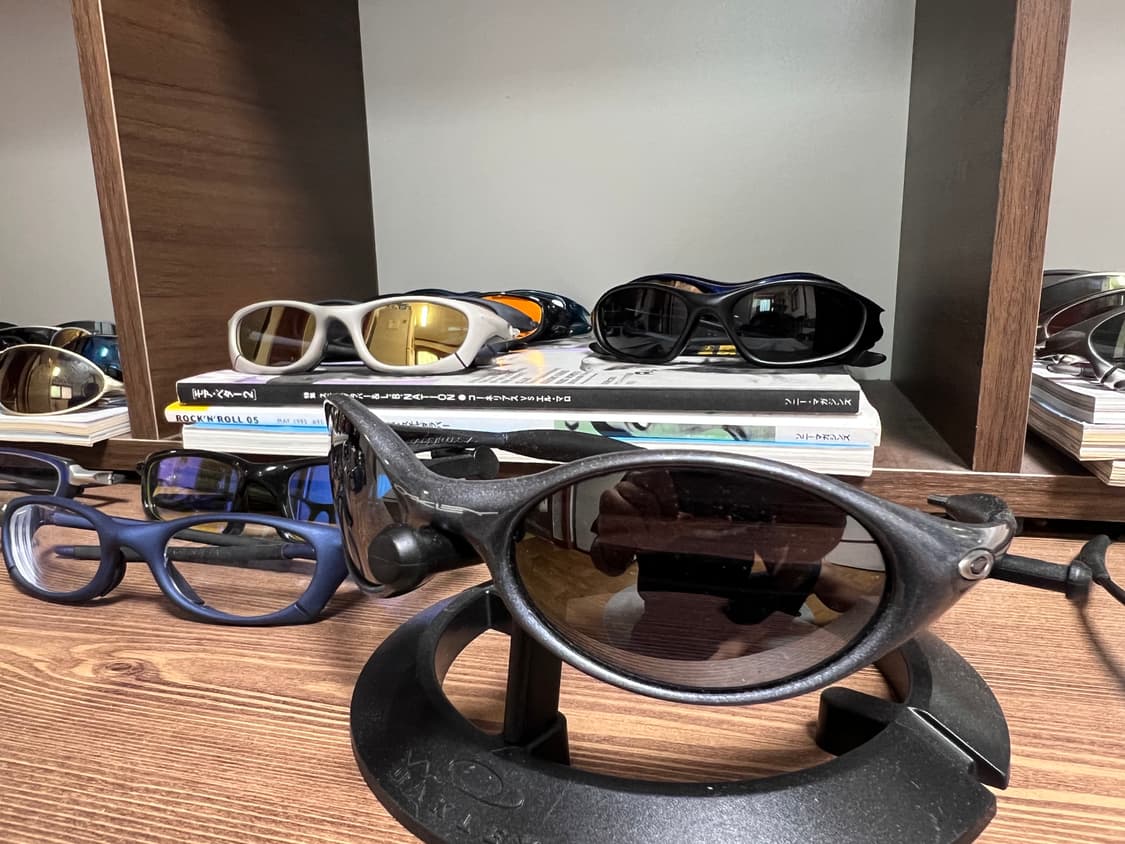 Oakley Eye Jacket 1.0 Charcoal/Silver  상품이미지1