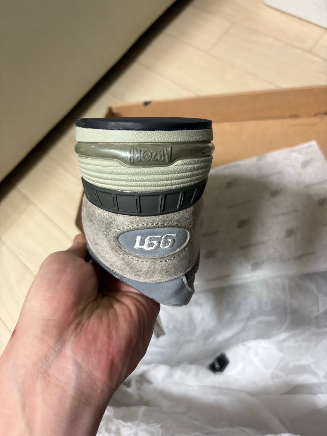 뉴발란스 991 그레이 색상 UK 9.5 상품이미지9