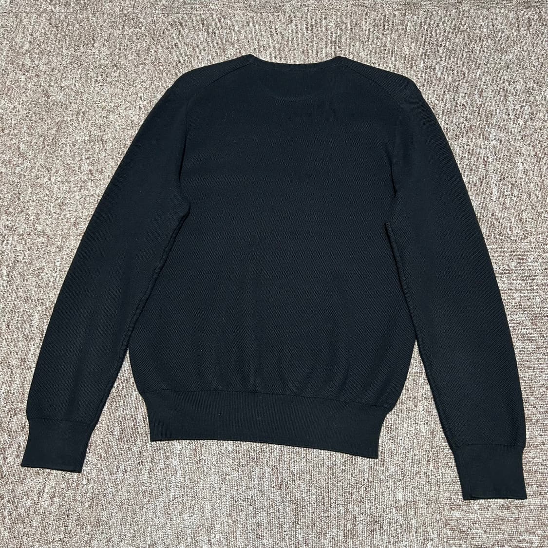 M) 폴로 랄프로렌 피마코튼 라운드넥 블랙 맨투맨 상품이미지5