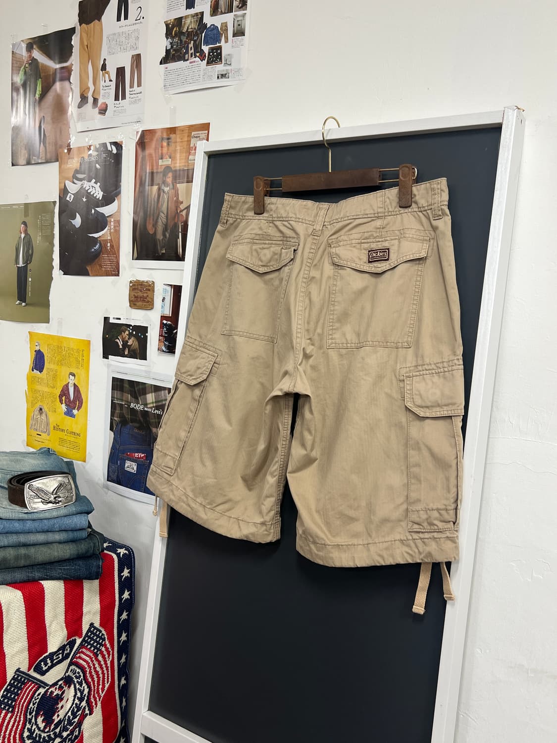 Dickies 디키즈 베이지 카고 하프 팬츠 상품이미지10