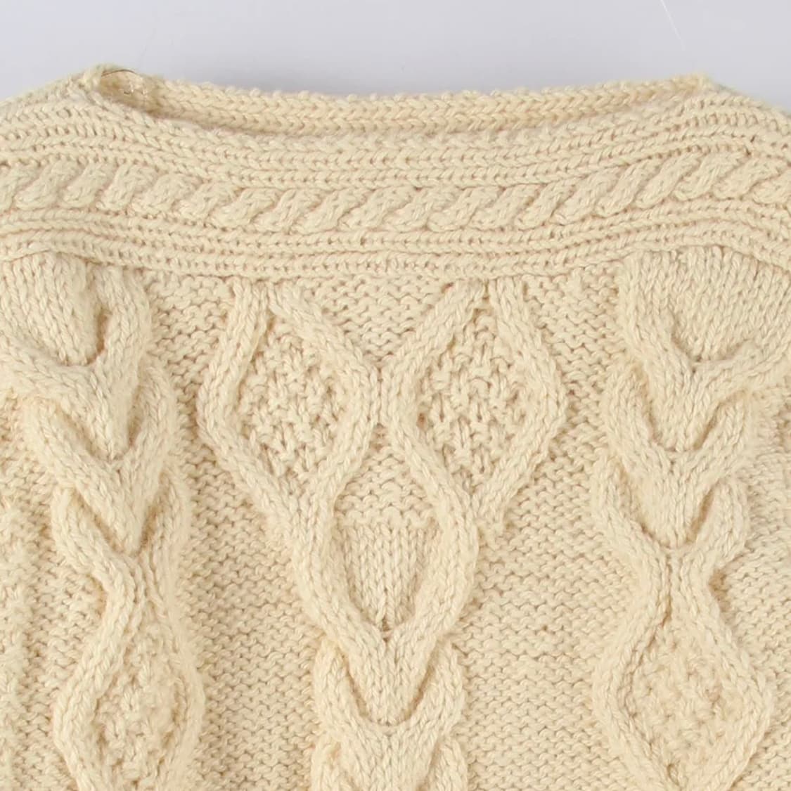 꽈배기 케이블 니트 옐로우  상품이미지2