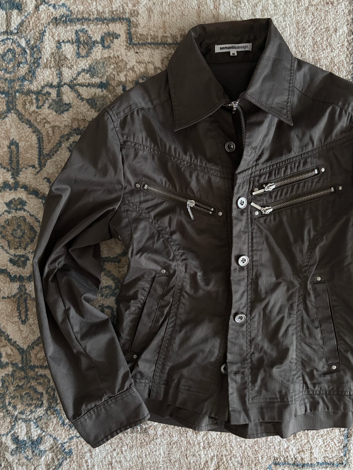 세만틱 디자인 빈티지 자켓 상품이미지5