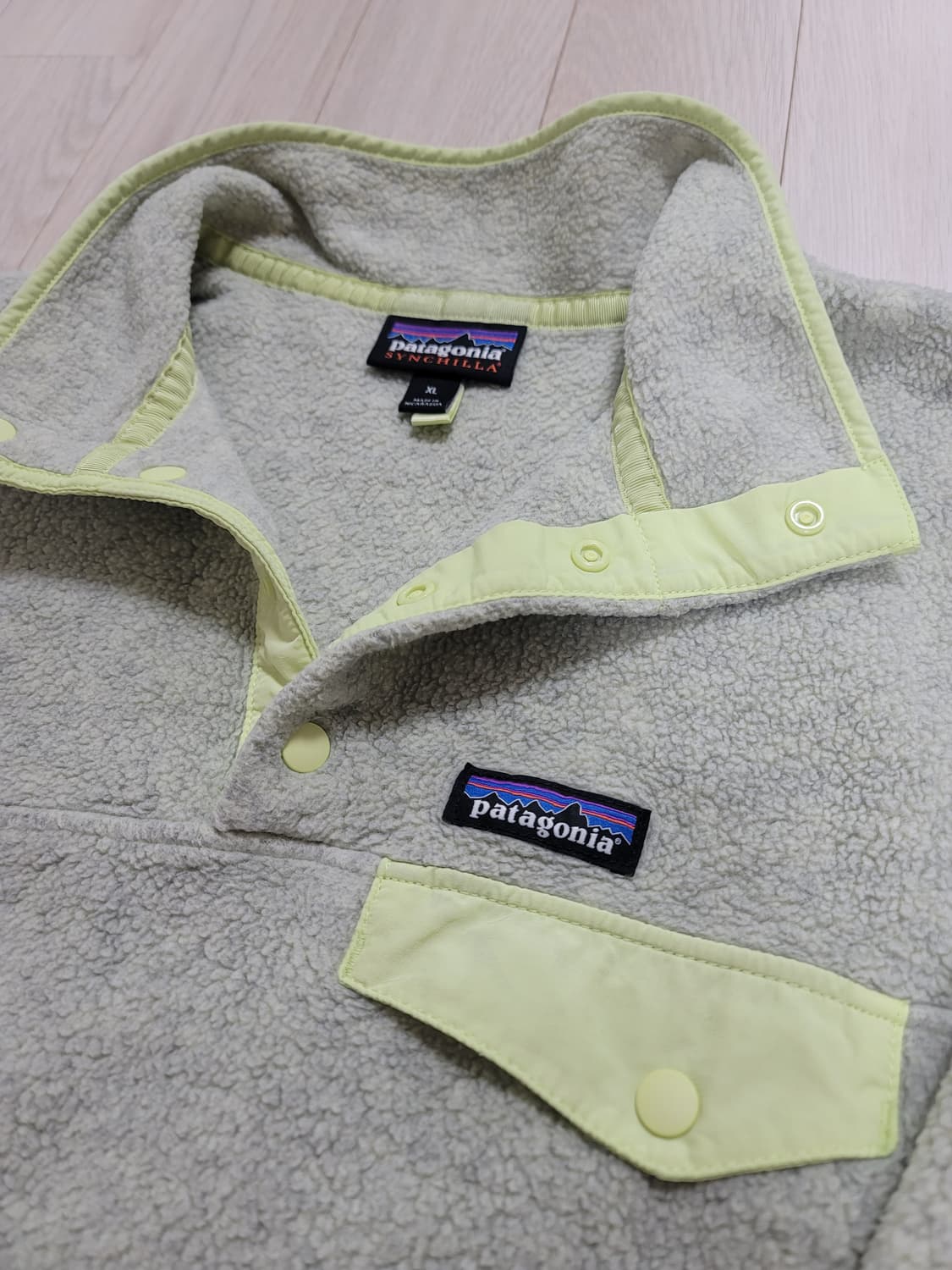 [여자XL=남자M과L사이] 파타고니아 신칠라 라이트웨이트 오트밀옐로우 상품이미지3