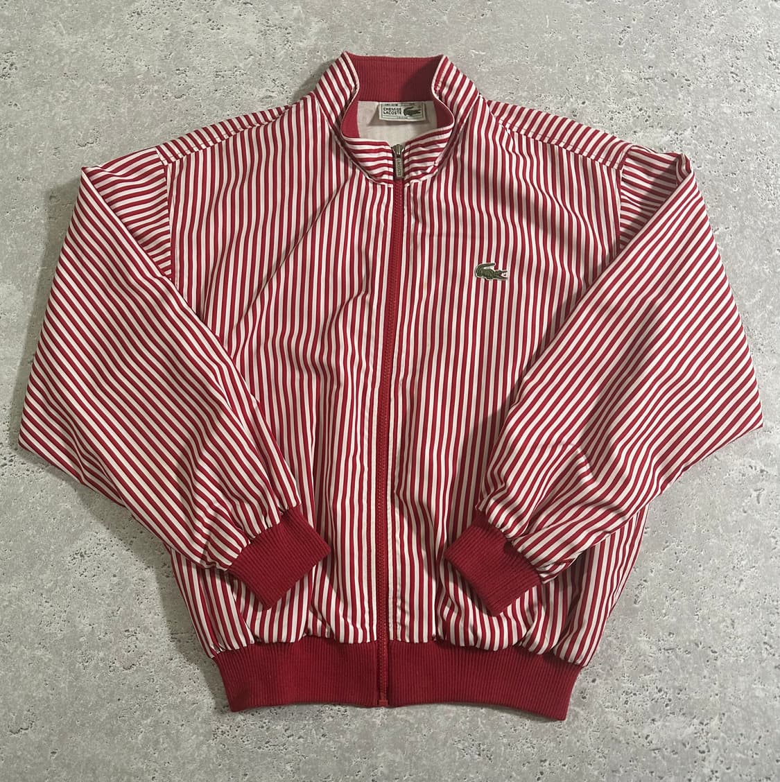 90s Lacoste 올드스쿨 서광 라코스테 스트라이프 자켓 상품이미지2