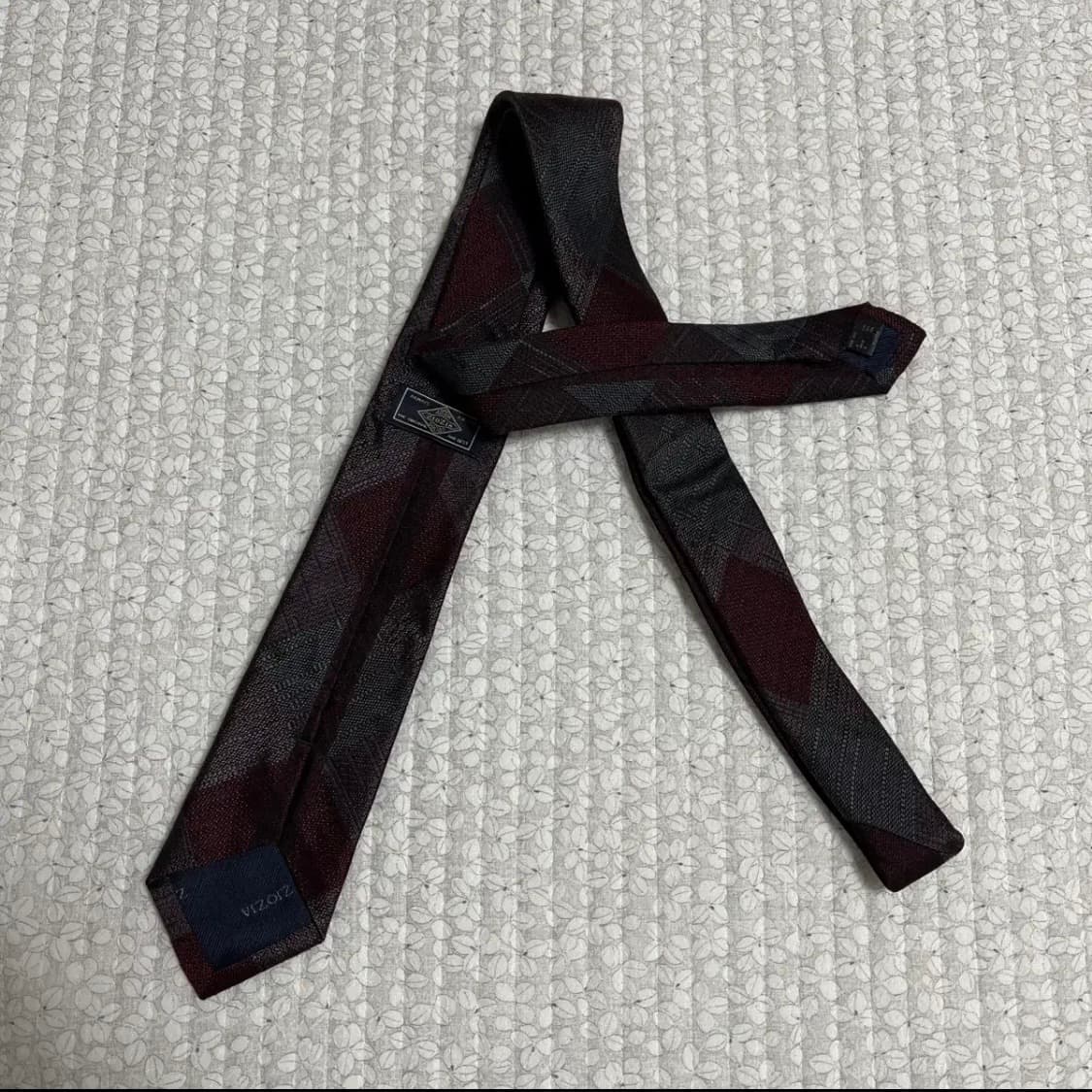 [지오지아] 아가일 패턴 넥타이 상품이미지2