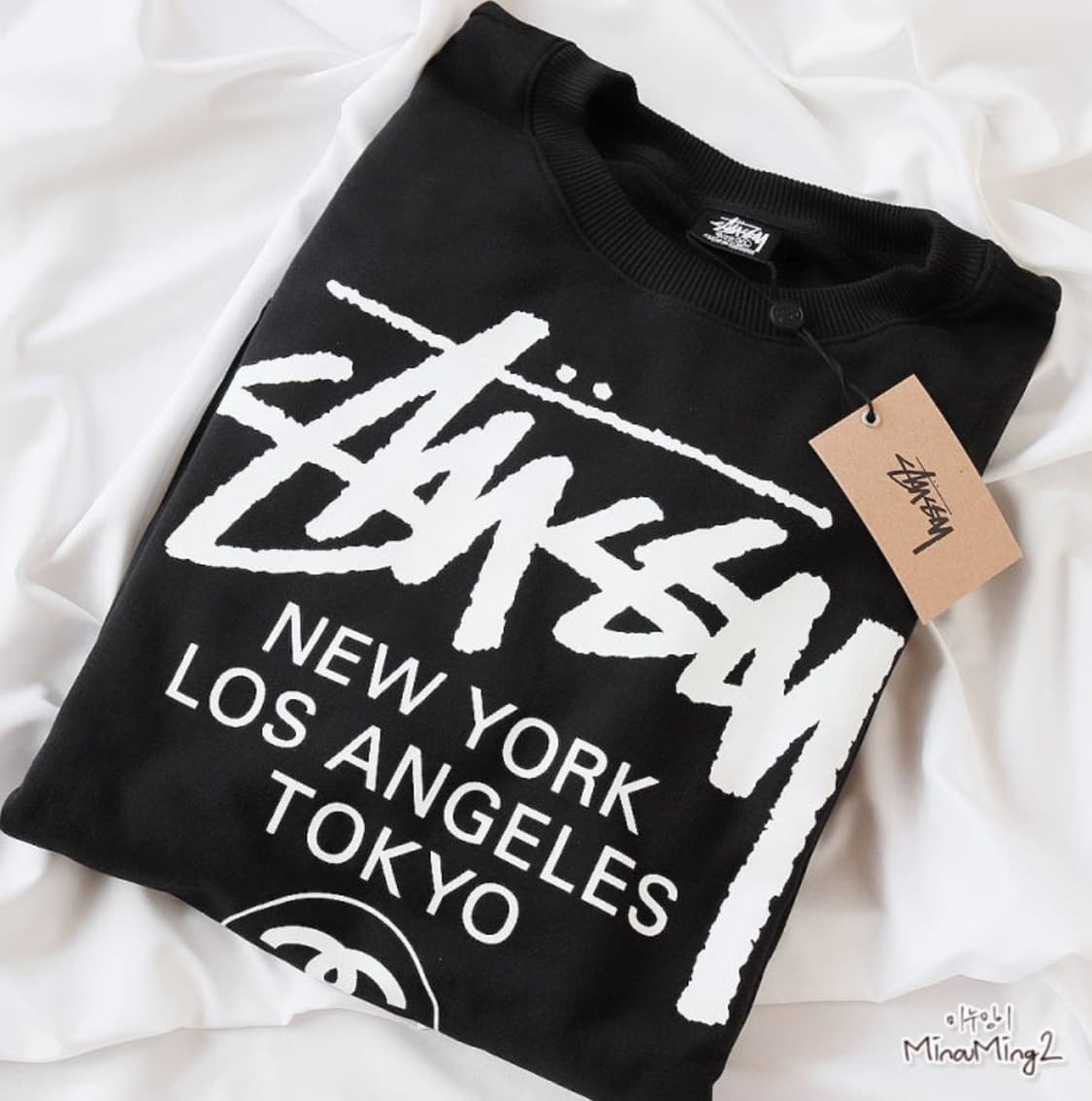 스투시 월드투어 맨투맨 (( 새상품 )) 상품이미지1