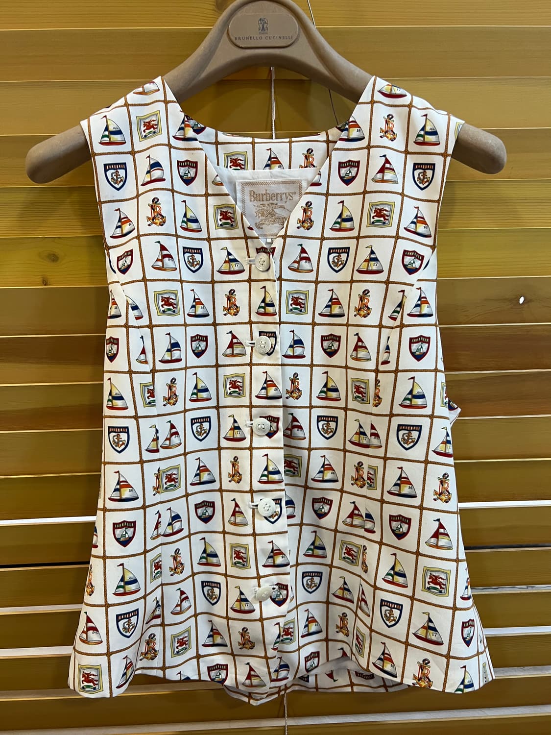 버버리 여성 세일러패턴 정장셋업 조끼셋업 치마셋트 상품이미지2
