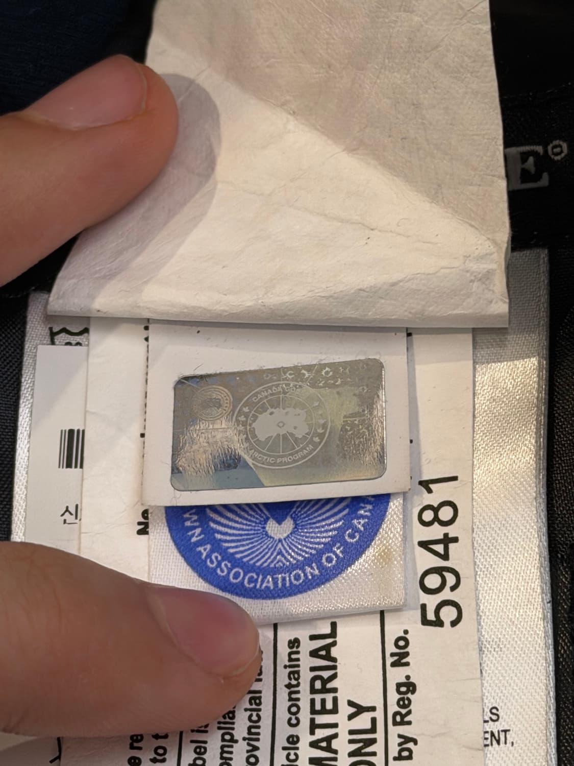 캐나다구스 하이브릿지 하이브리지 초 경량패딩 네이비 상품이미지8