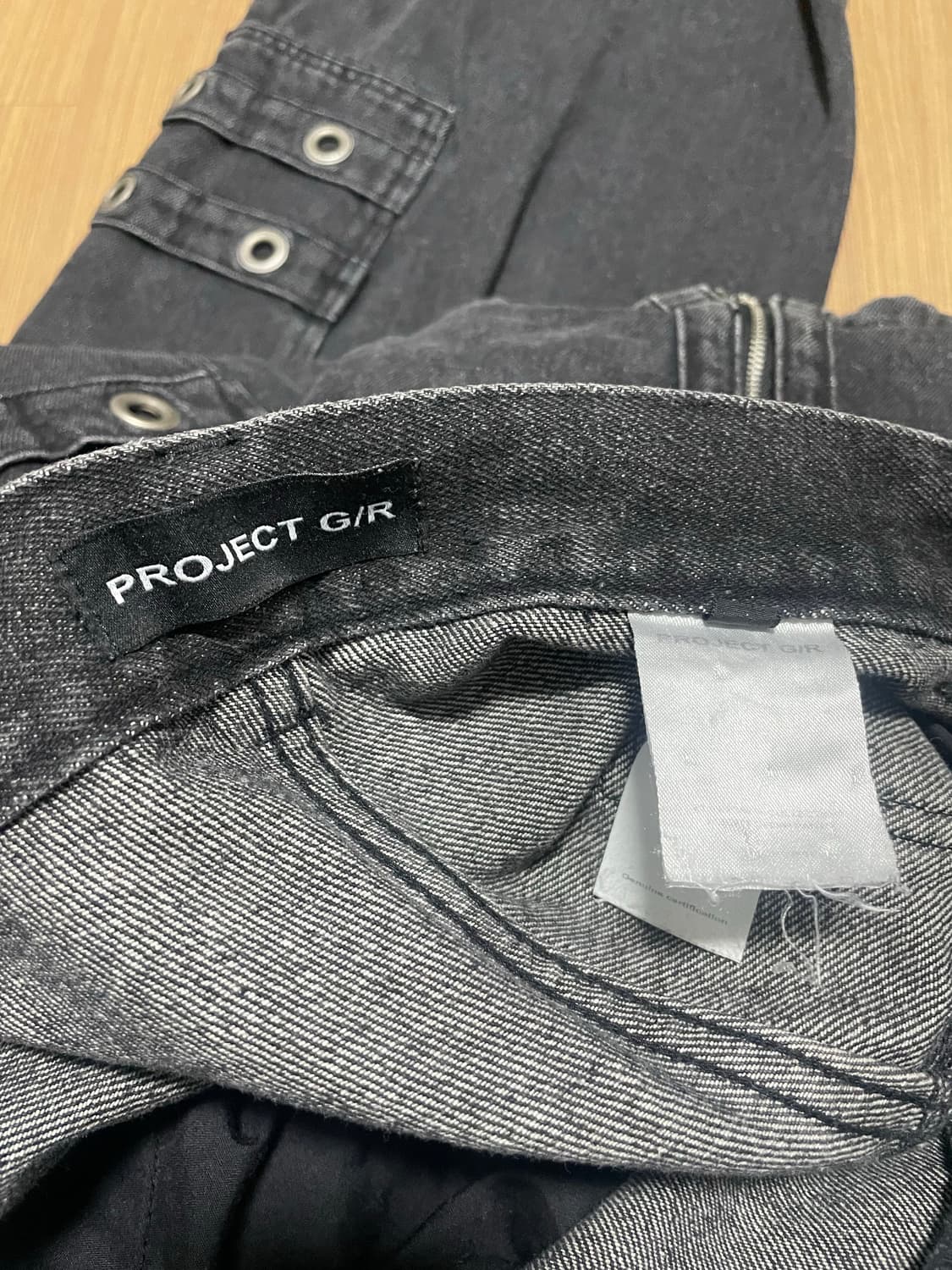 프로젝트 gr 플라이트 데님 블랙 / 1사이즈 (현 프로토콜 인덱스) 상품이미지6