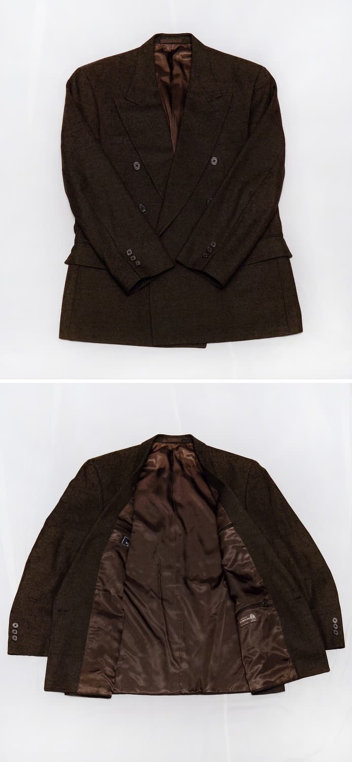 지방시 퓨어울 홈스펀 더블 버튼 블레이저 자켓 (100) 상품이미지3