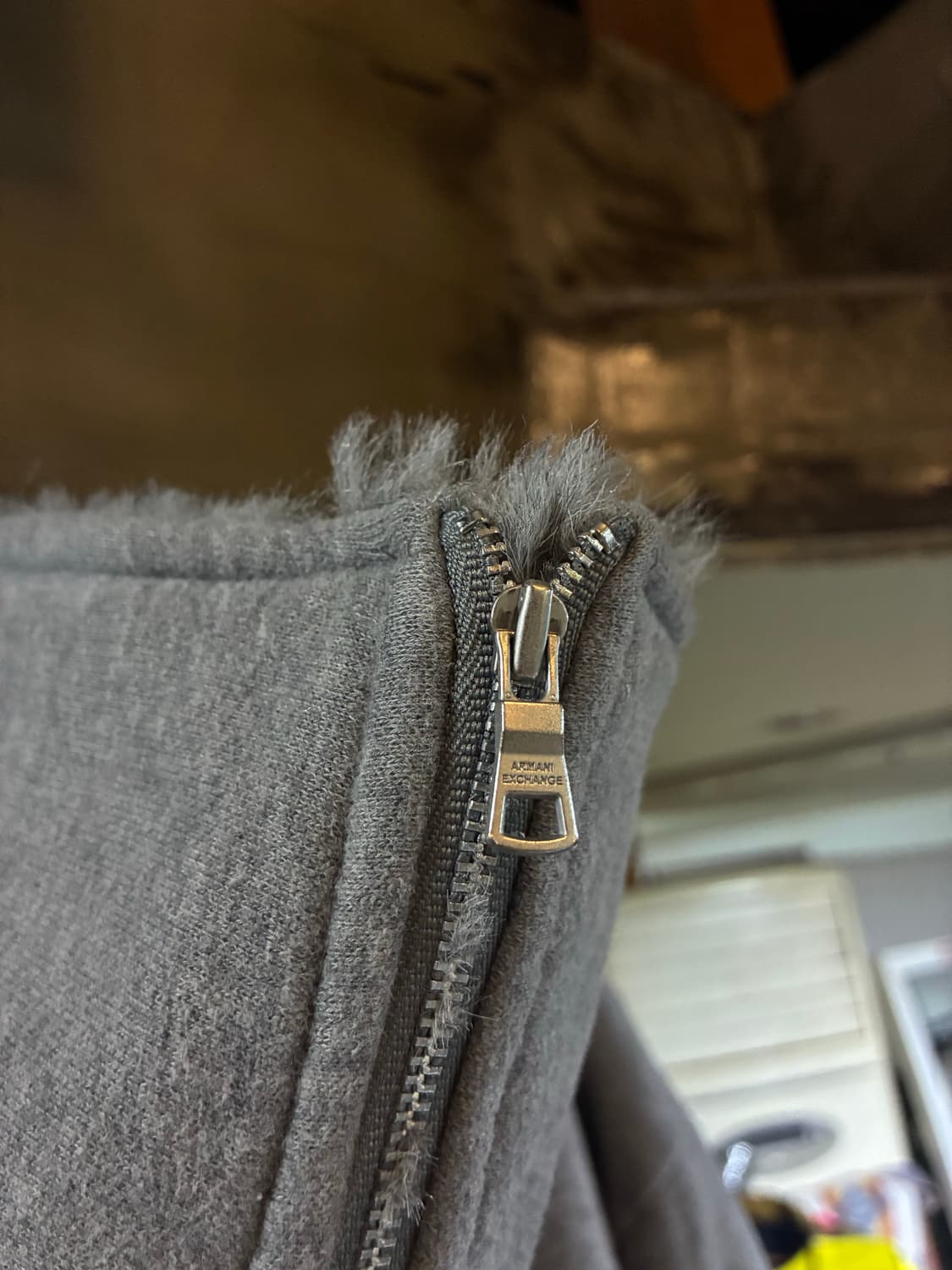 ARMANI EXCHANGE 알마니 익스체인지 기모 포인트 후드집업 상품이미지5