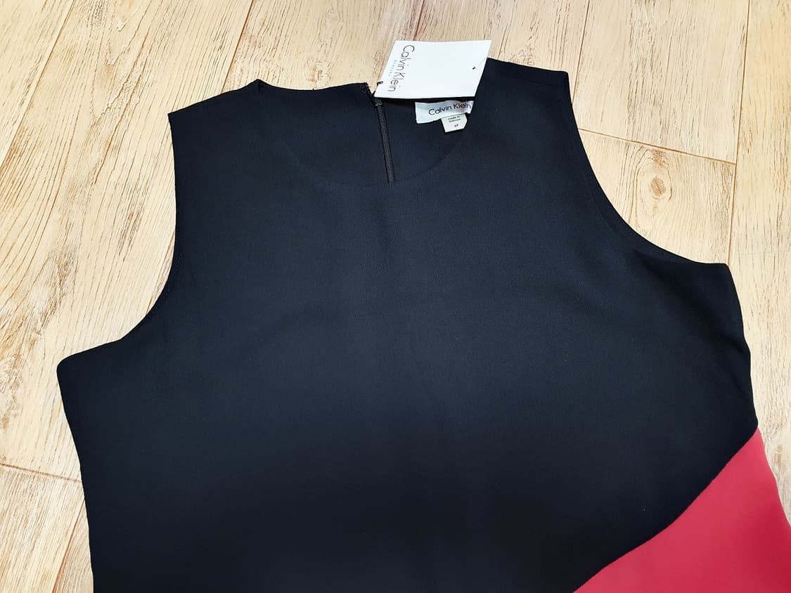 CK 투톤배색 원피스 55-66 새상품 상품이미지2