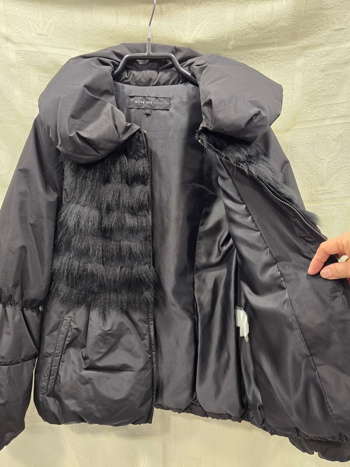 올리브데올리브  털 패딩 다운패딩 44 상품이미지6