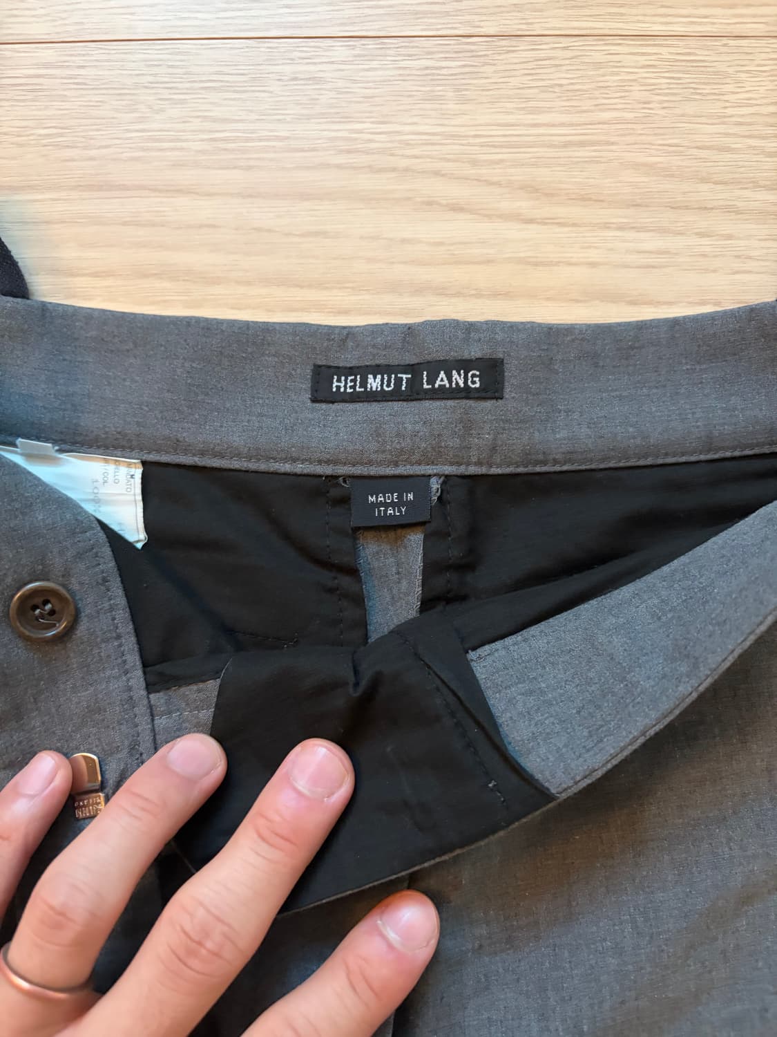 90s Helmut Lang 코튼 팬츠 상품이미지3