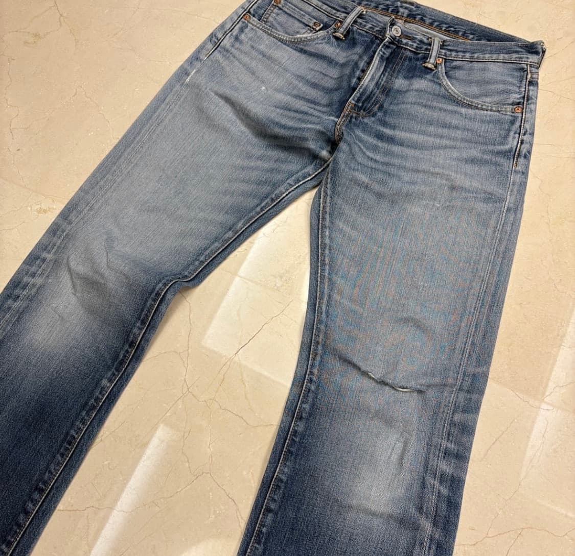 (32) 리바이스 527 워싱 중청 데님 상품이미지4