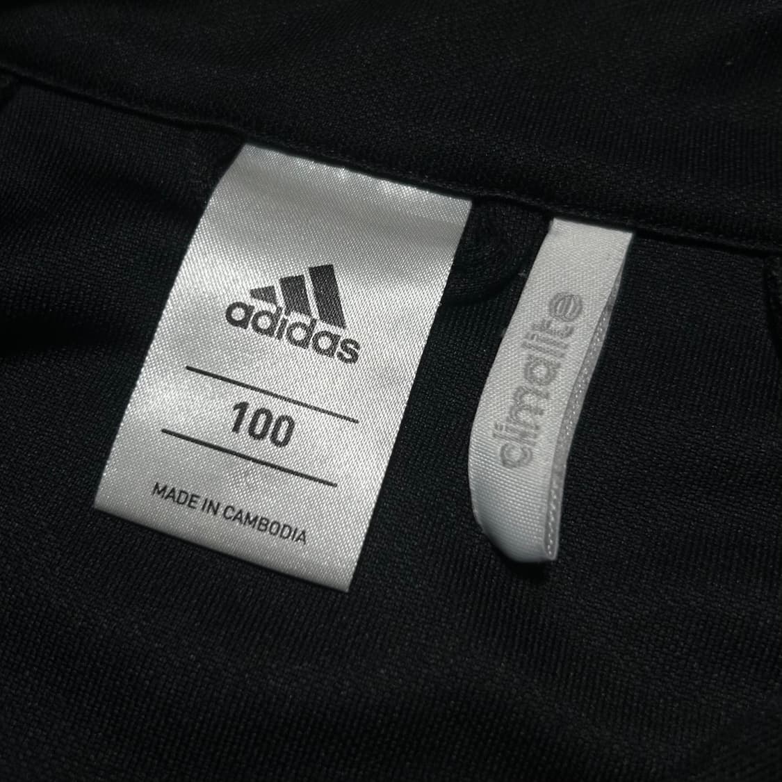 [L] adidas 아디다스 sere14 검/흰 사선 집업 져지 상품이미지6