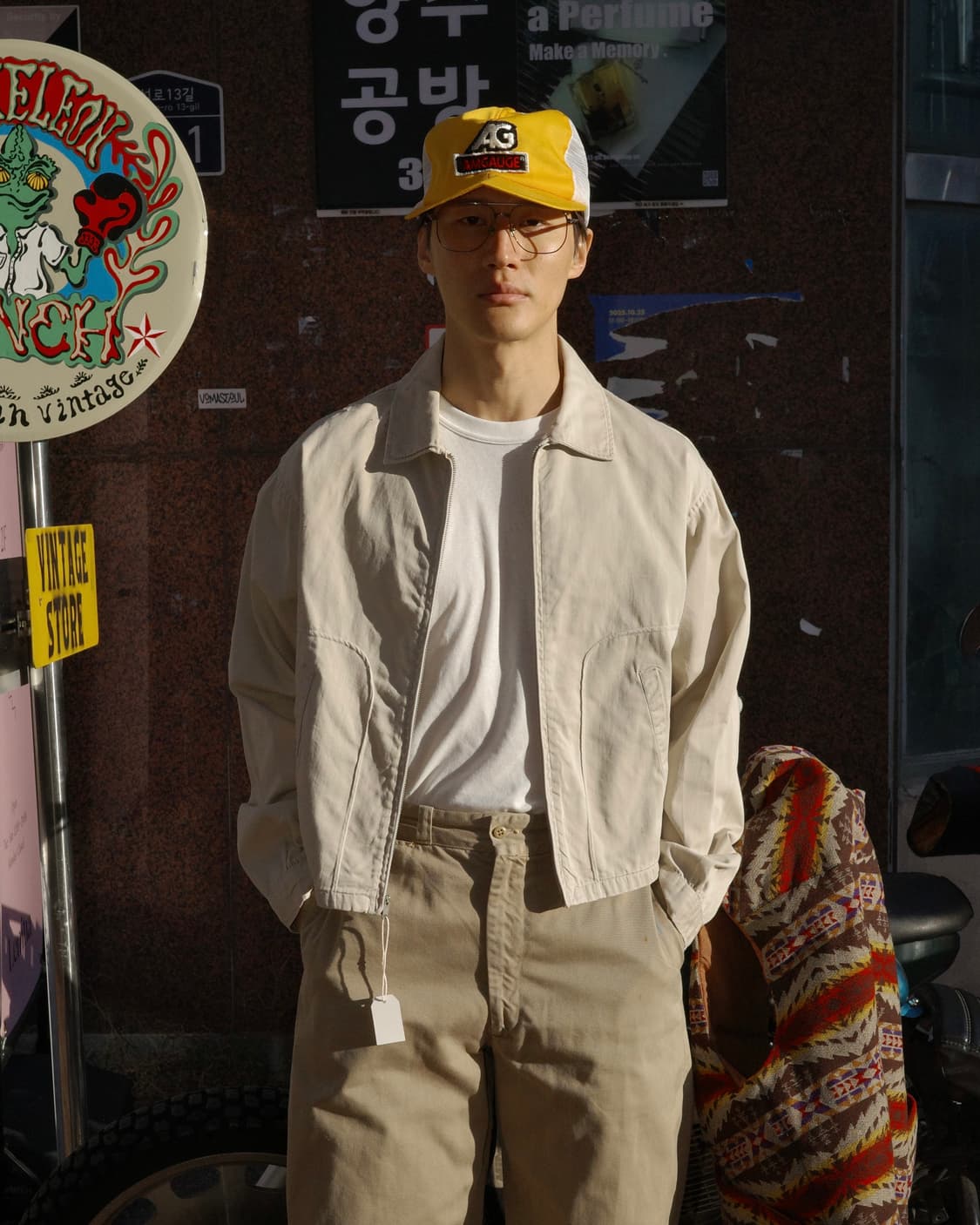 50-60s Peter 디스트레스드 드리즐러 자켓 상품이미지10