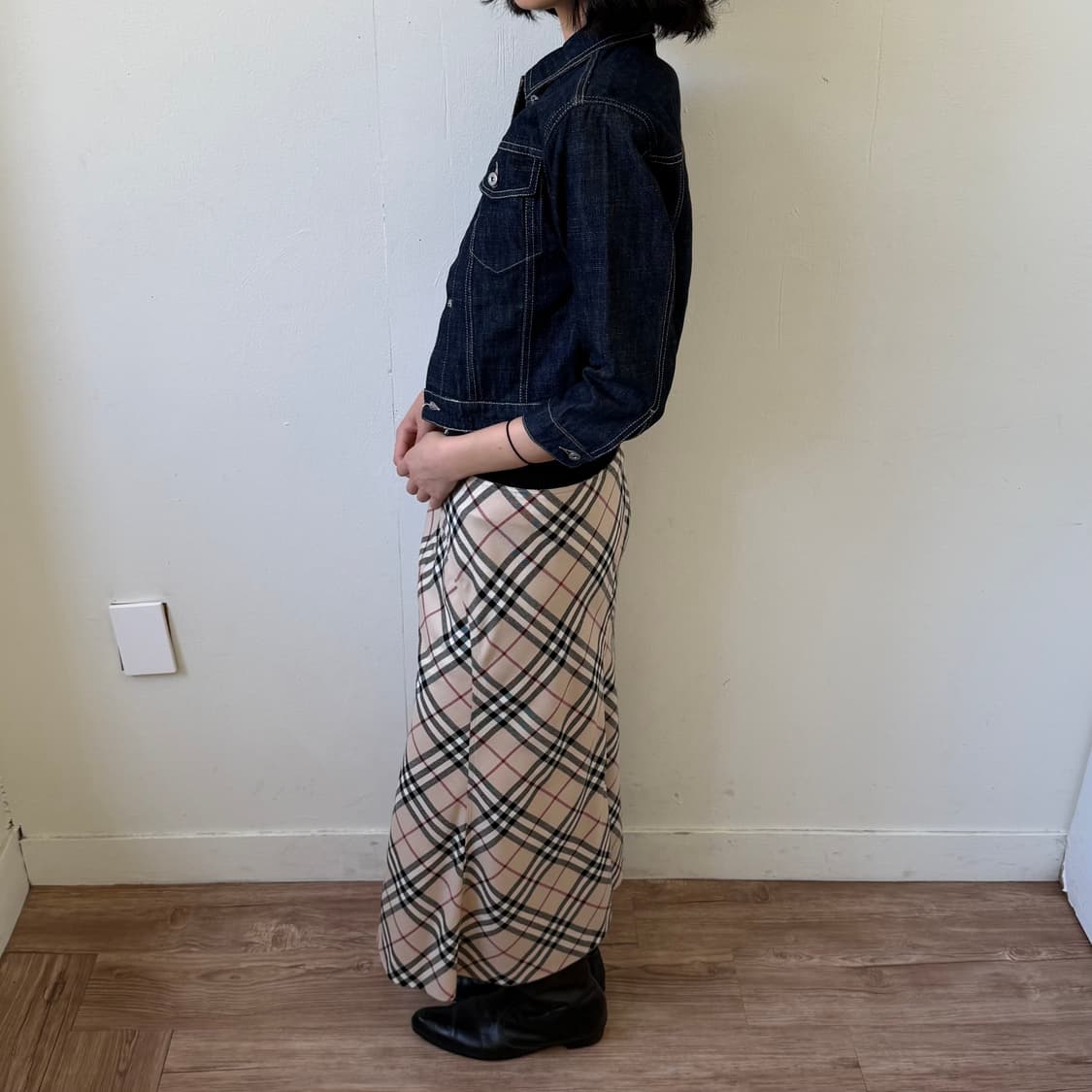 버버리 노바체크 데님 자켓 상품이미지2