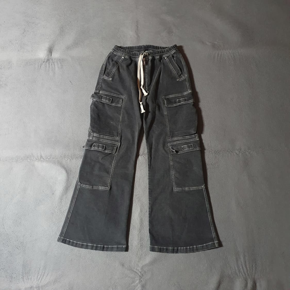 릭오웬스 점보 카고 데님 팬츠 L 상품이미지1