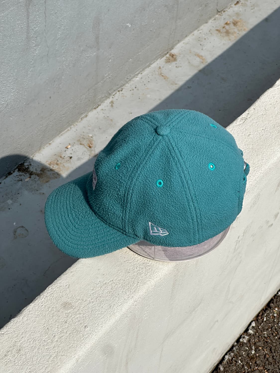 [M-L] 뉴에라 9FORTY 청록 플리스 볼캡 모자 상품이미지3