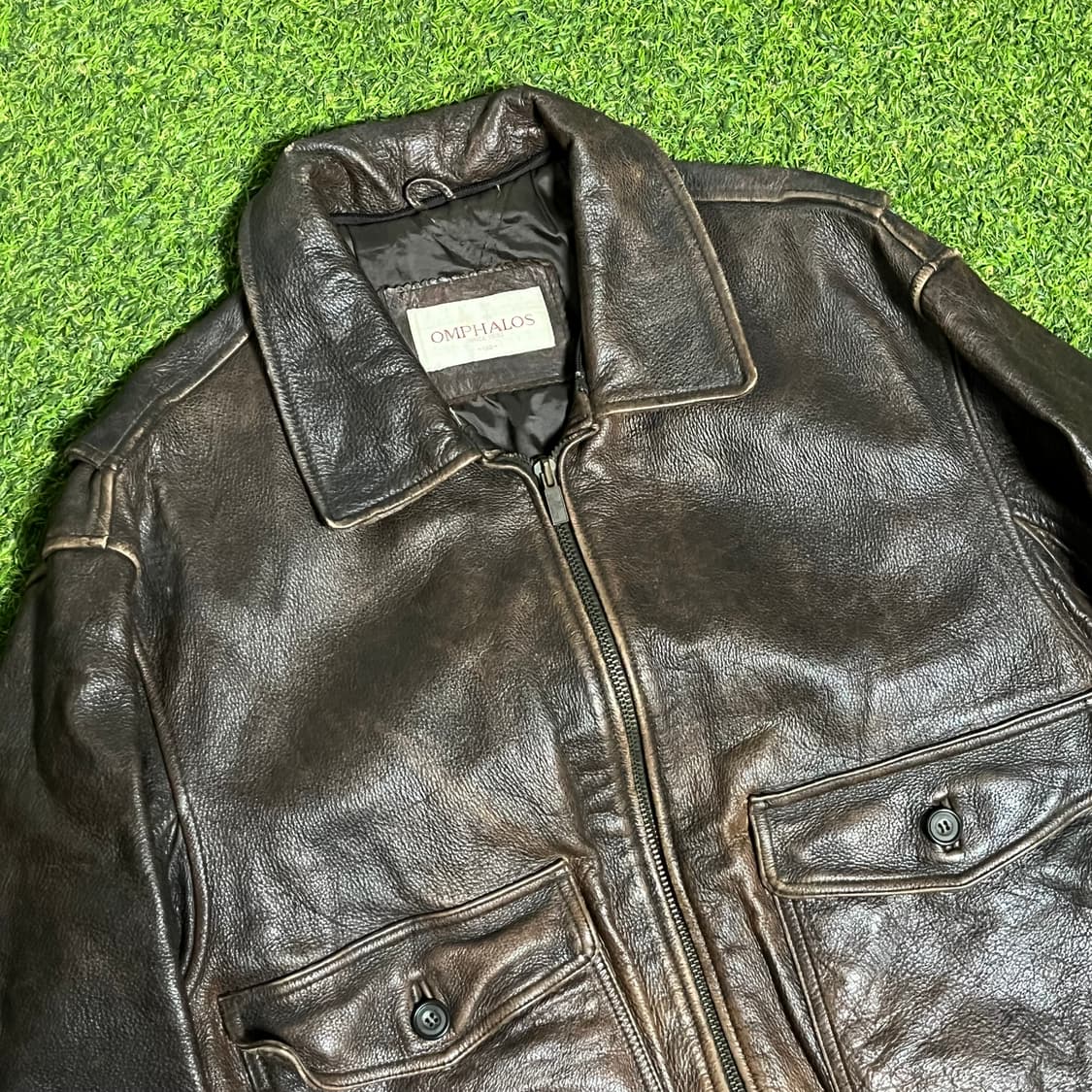 빈티지 리얼소가죽 리얼레더 가죽자켓  상품이미지2