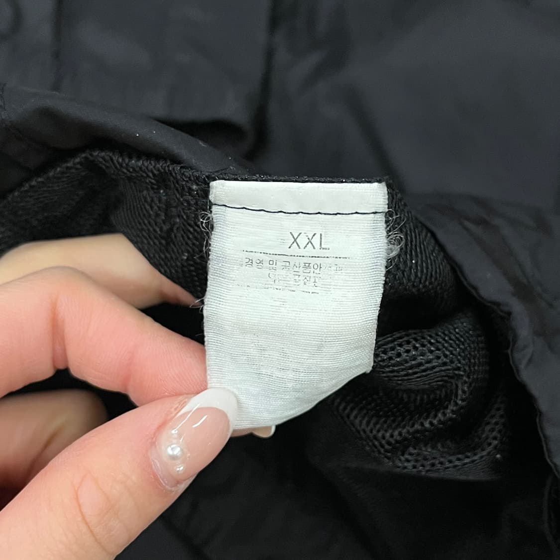 [정품/XXL] 노스페이스 블랙 바람막이 자켓 b18 상품이미지5