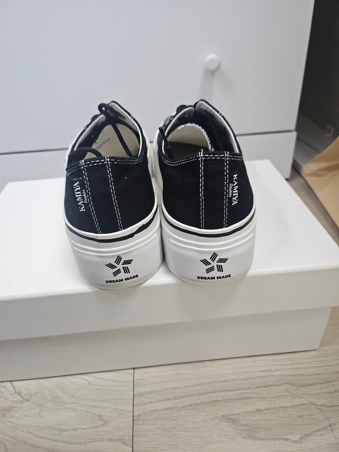 [41]KAMIYA 조이 플랫폼 컨버스 블랙 상품이미지4