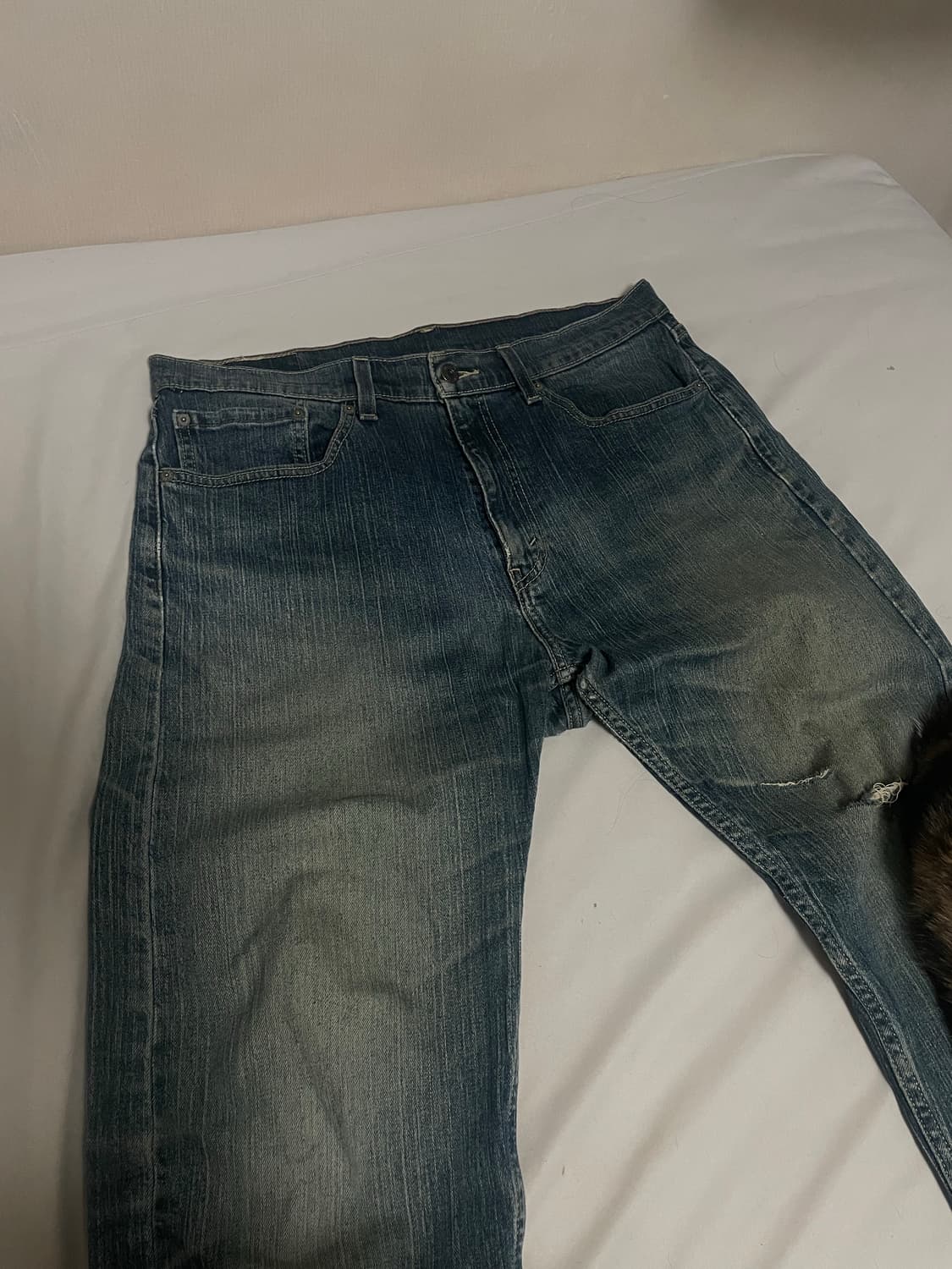 Levi’s 샌드워싱 스트레이트핏 데님팬츠 상품이미지1