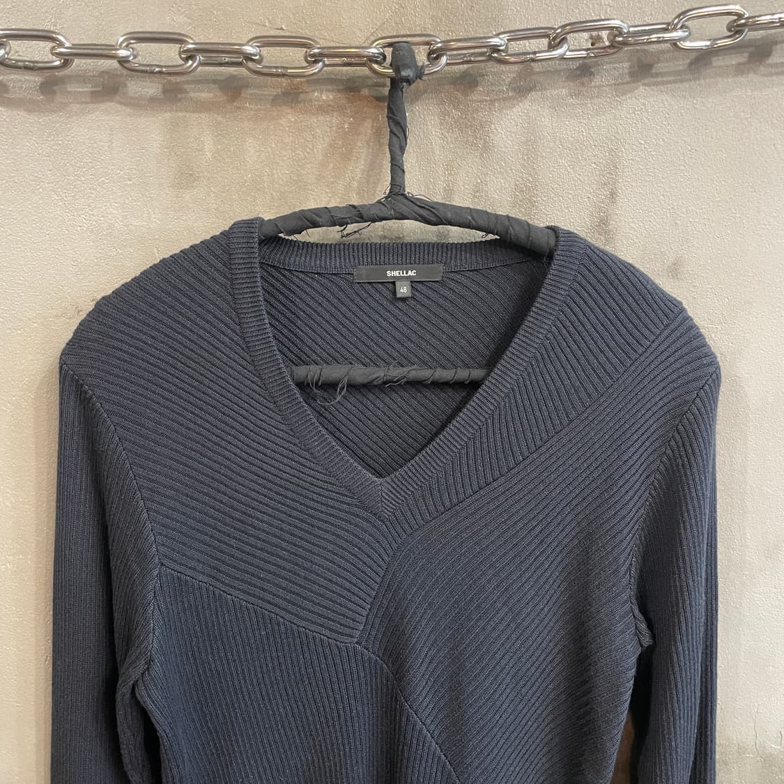 쉘락 실크/캐시미어 핑거홀 니트 상품이미지4