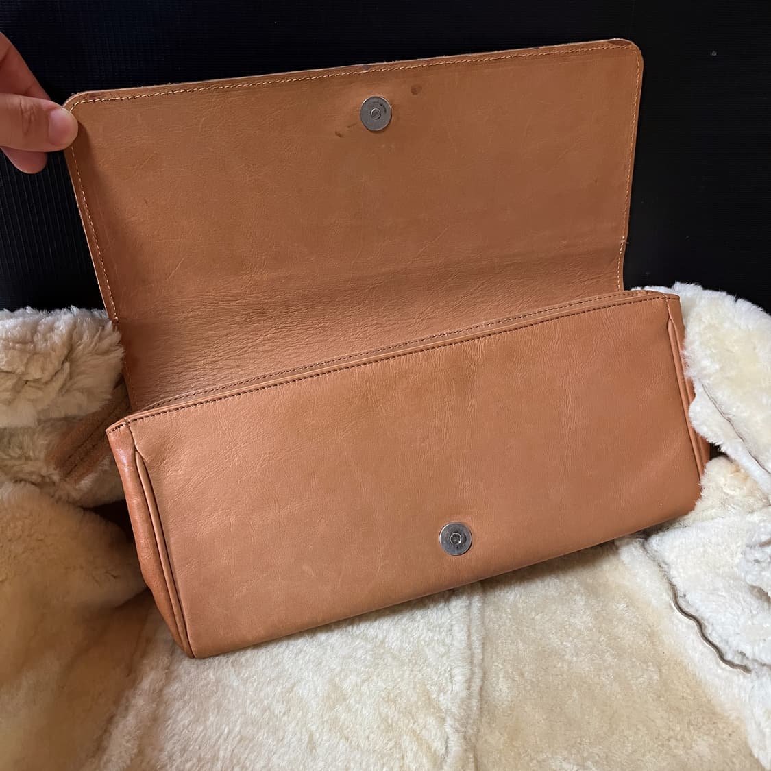 Maison Margiela 아크릴 상판 distressed 파우치 상품이미지4