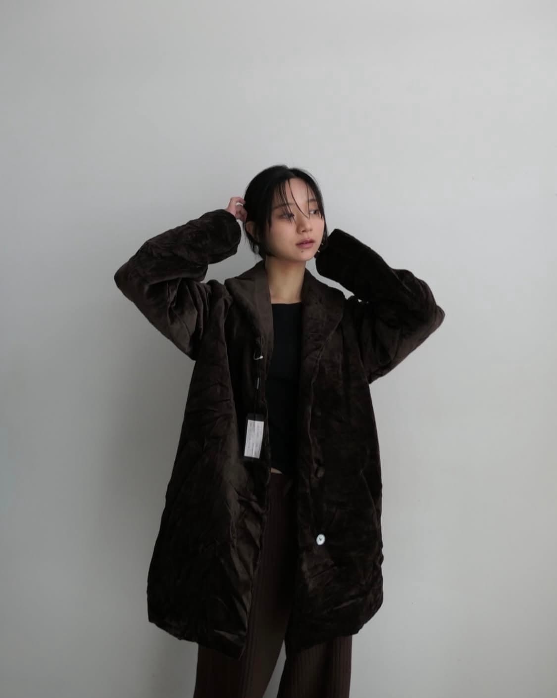 빈티지 낙원 벨로아 다운 점퍼 상품이미지4