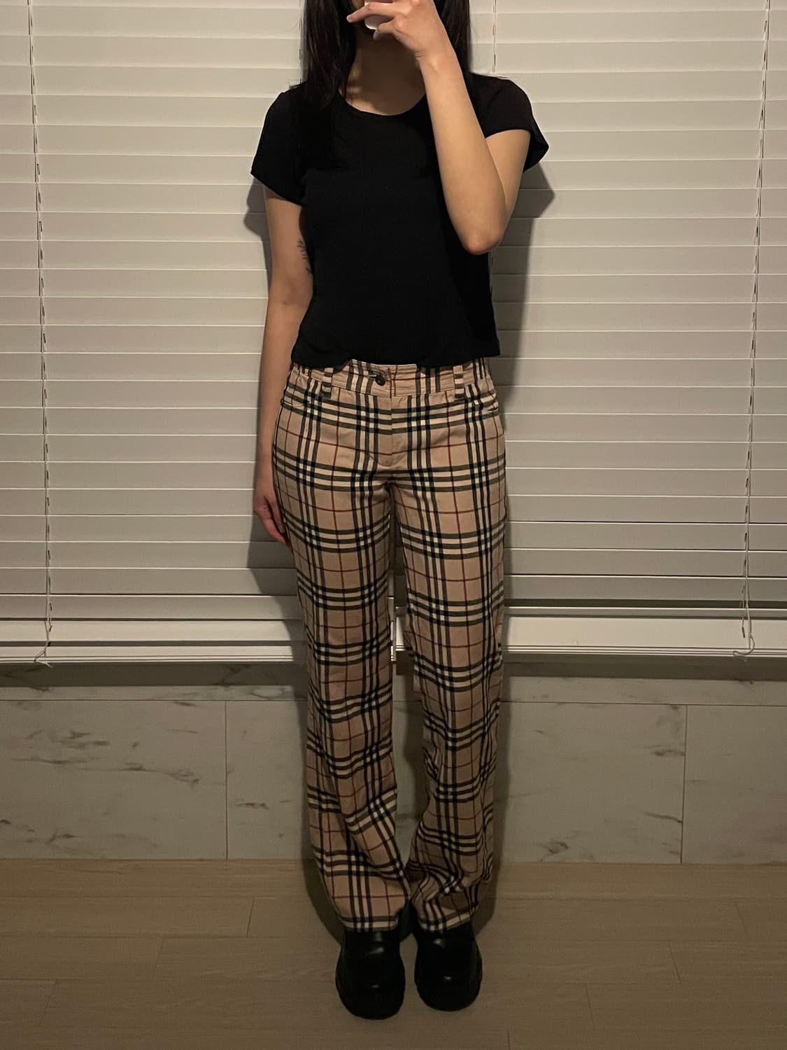 버버리 노바체크 패턴 팬츠 상품이미지1