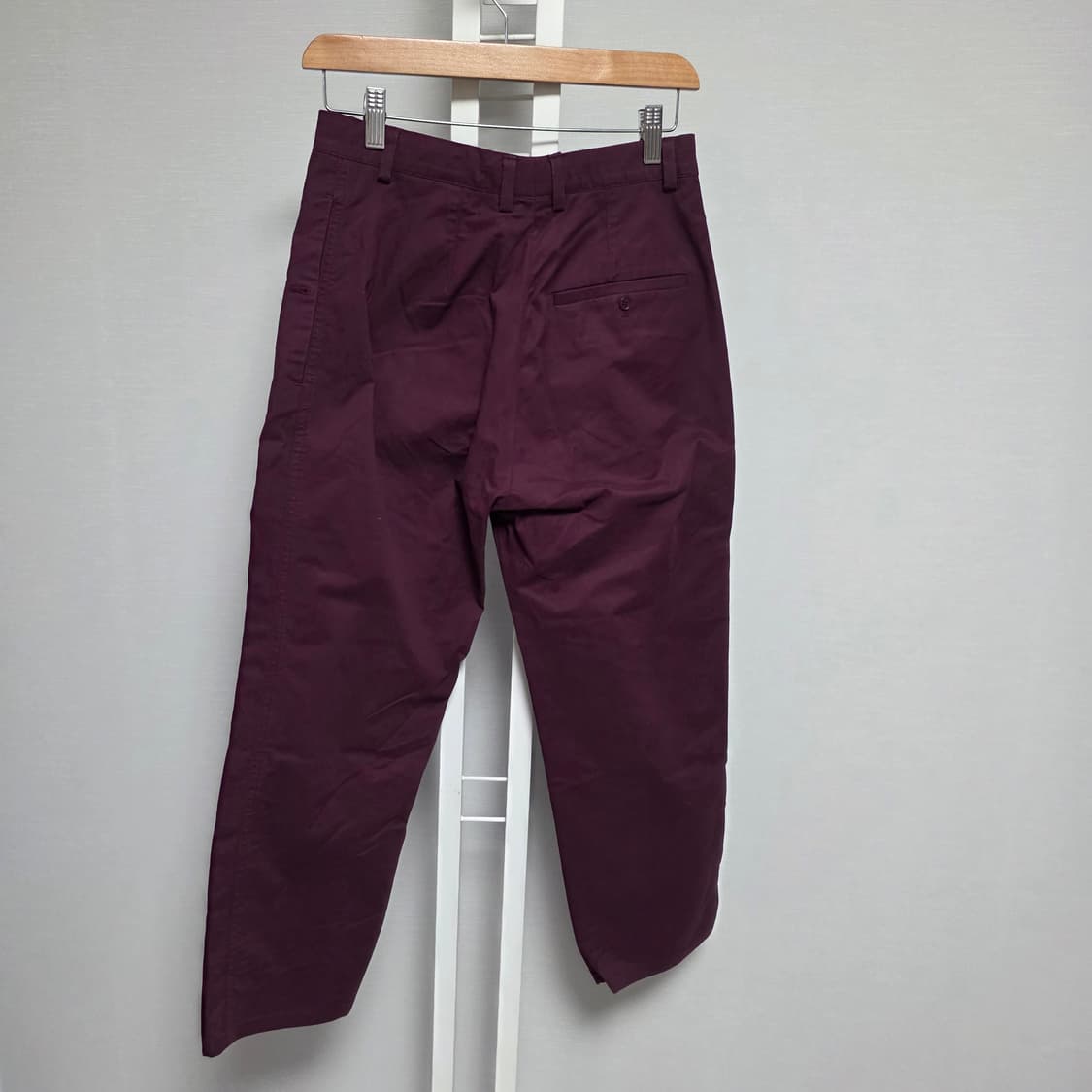 COS 버건디 여성 면바지 팬츠 상품이미지5