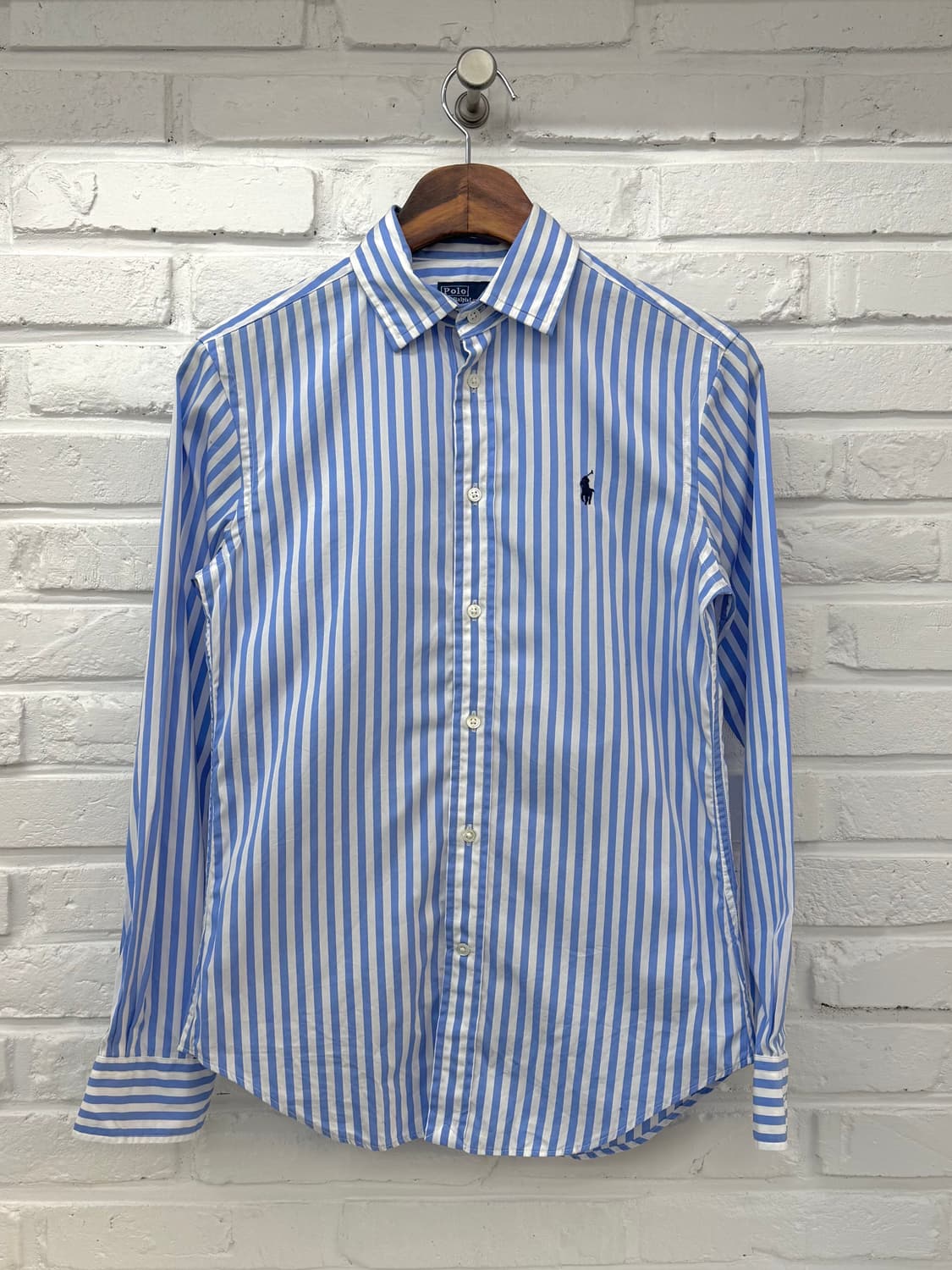폴로 블루 스트라이프 셔츠 상품이미지3