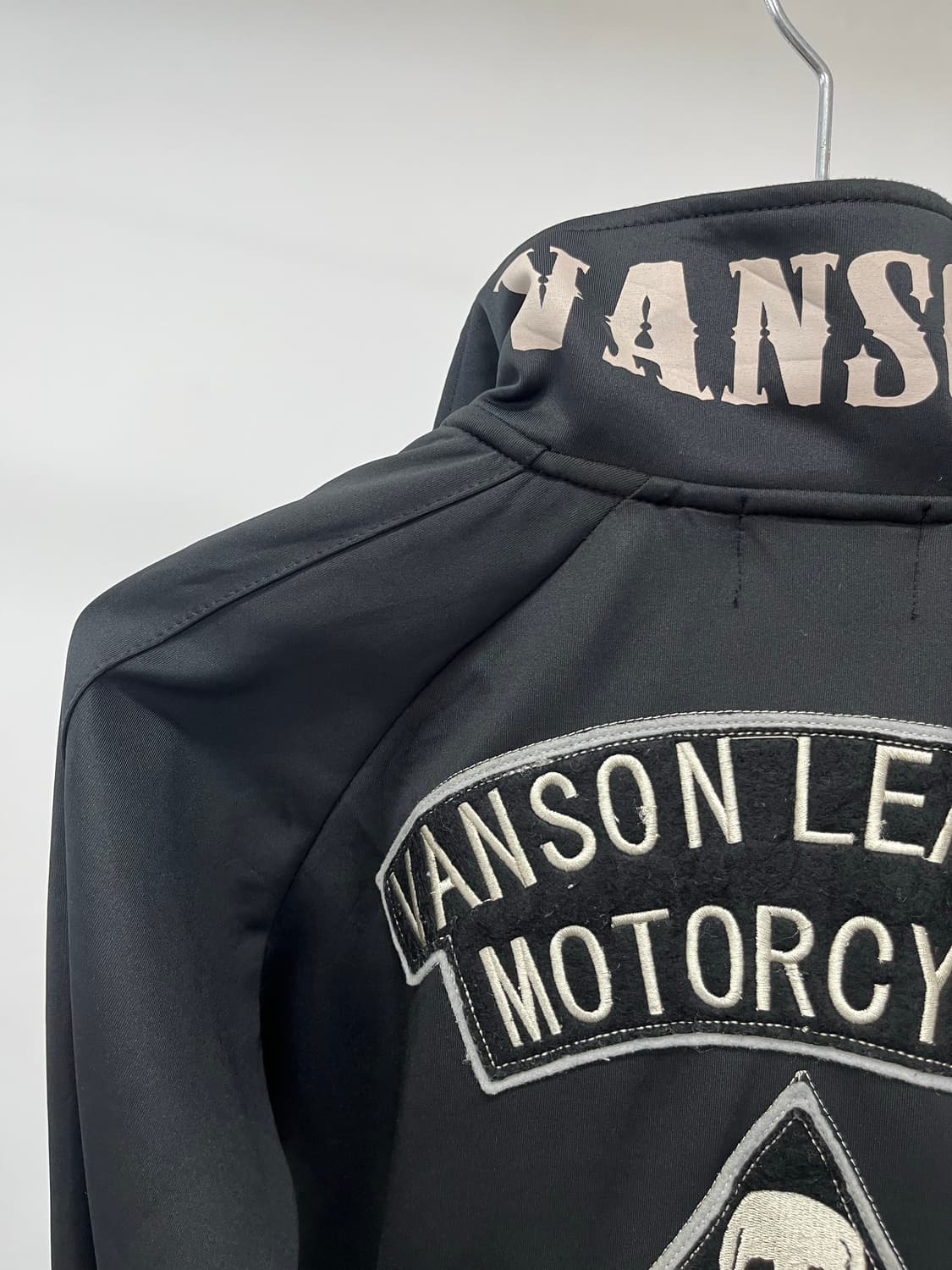 Vanson leather 밴슨 레더 집업 트랙 자켓 상품이미지5