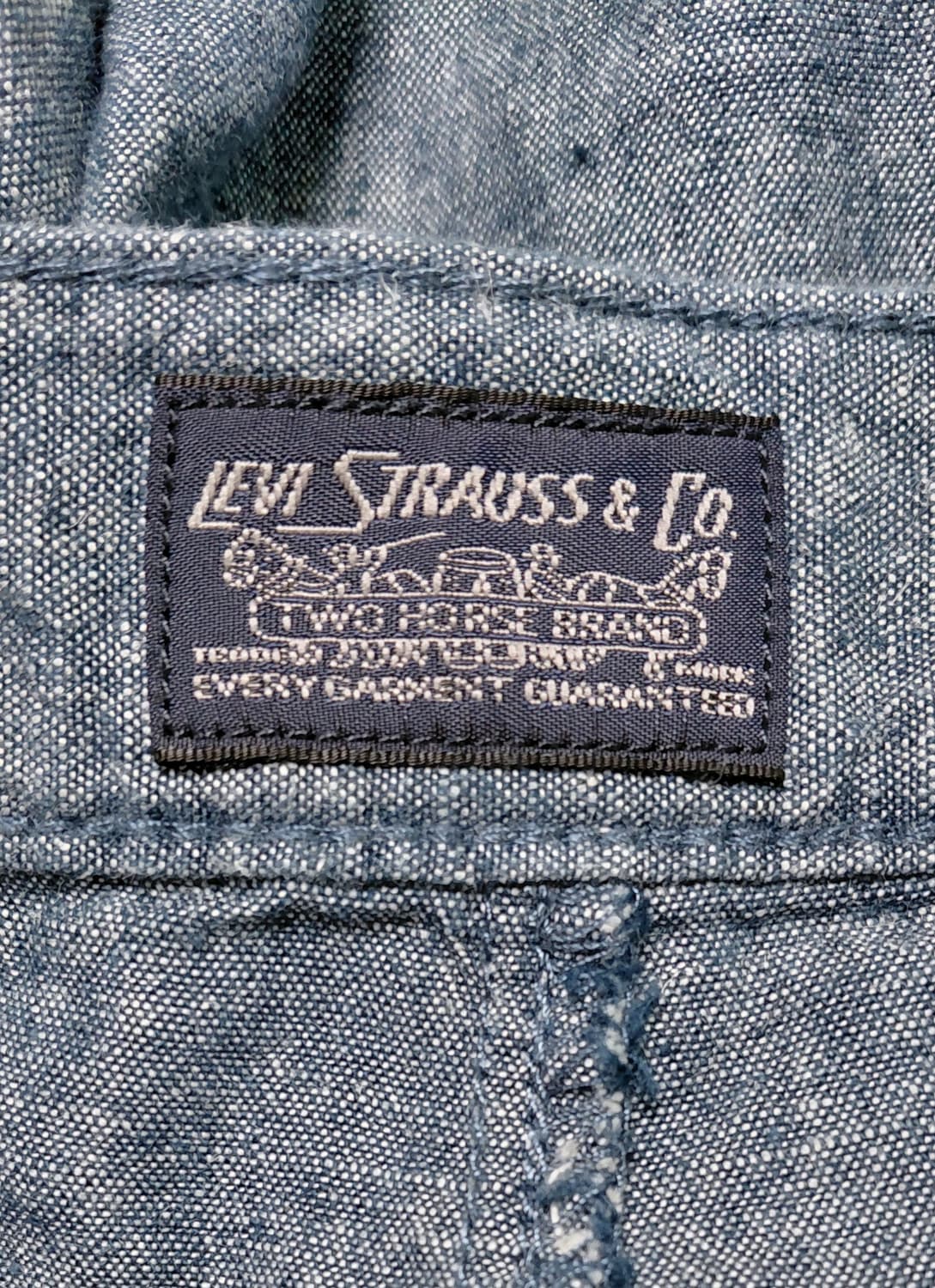 리바이스(Levi's) 샴브레이 치노 반바지 쇼츠 (W36) 상품이미지6