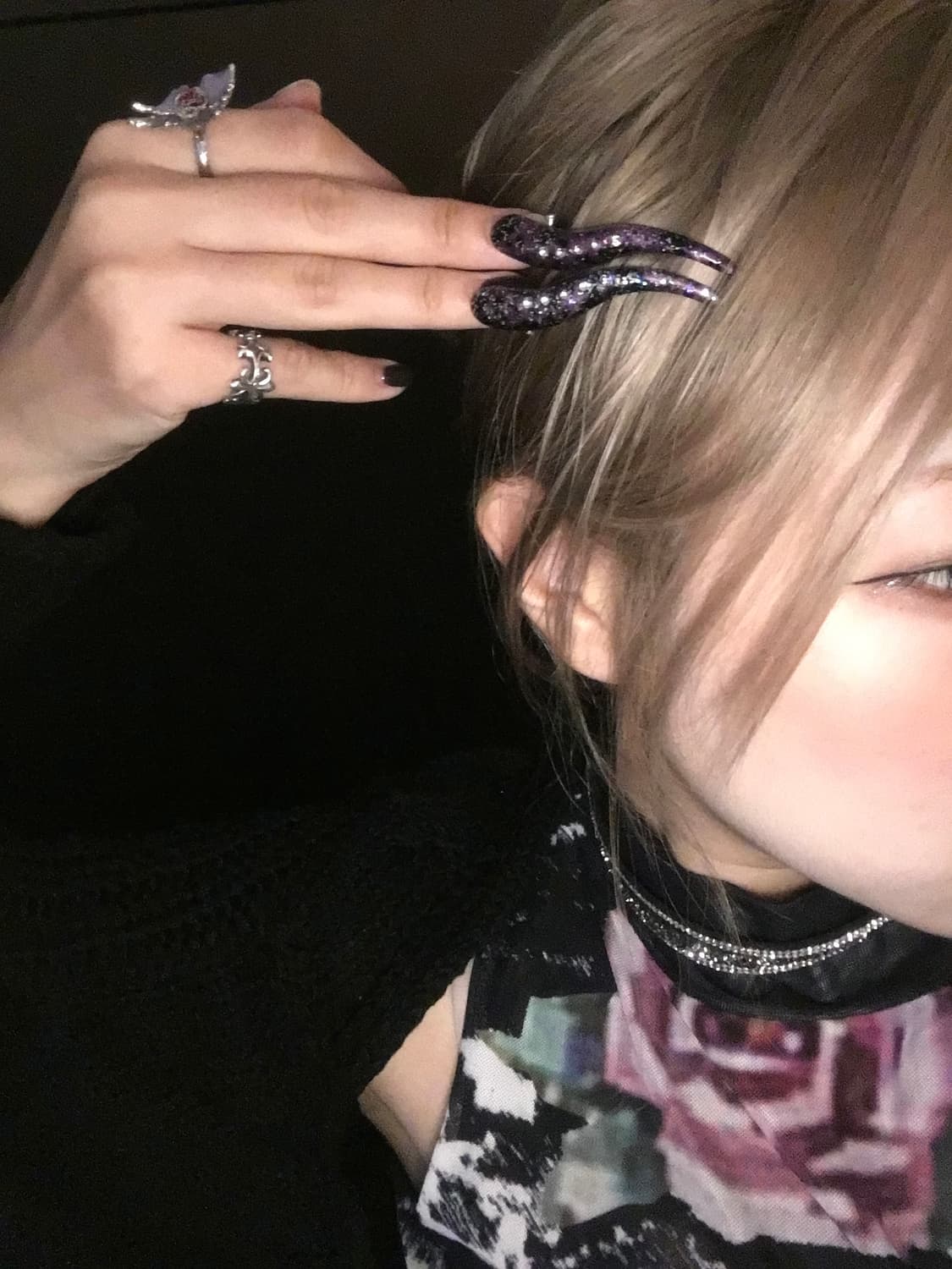 파리 수입 네일모양 핀 상품이미지4