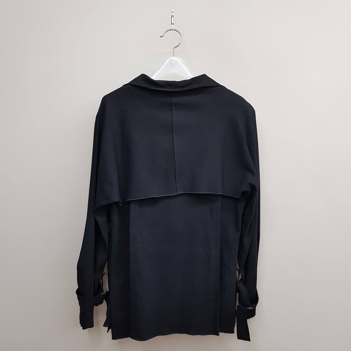 한섬 랑방 린넨 블렌드 드레이프 자켓 82-94-160사이즈 상품이미지5