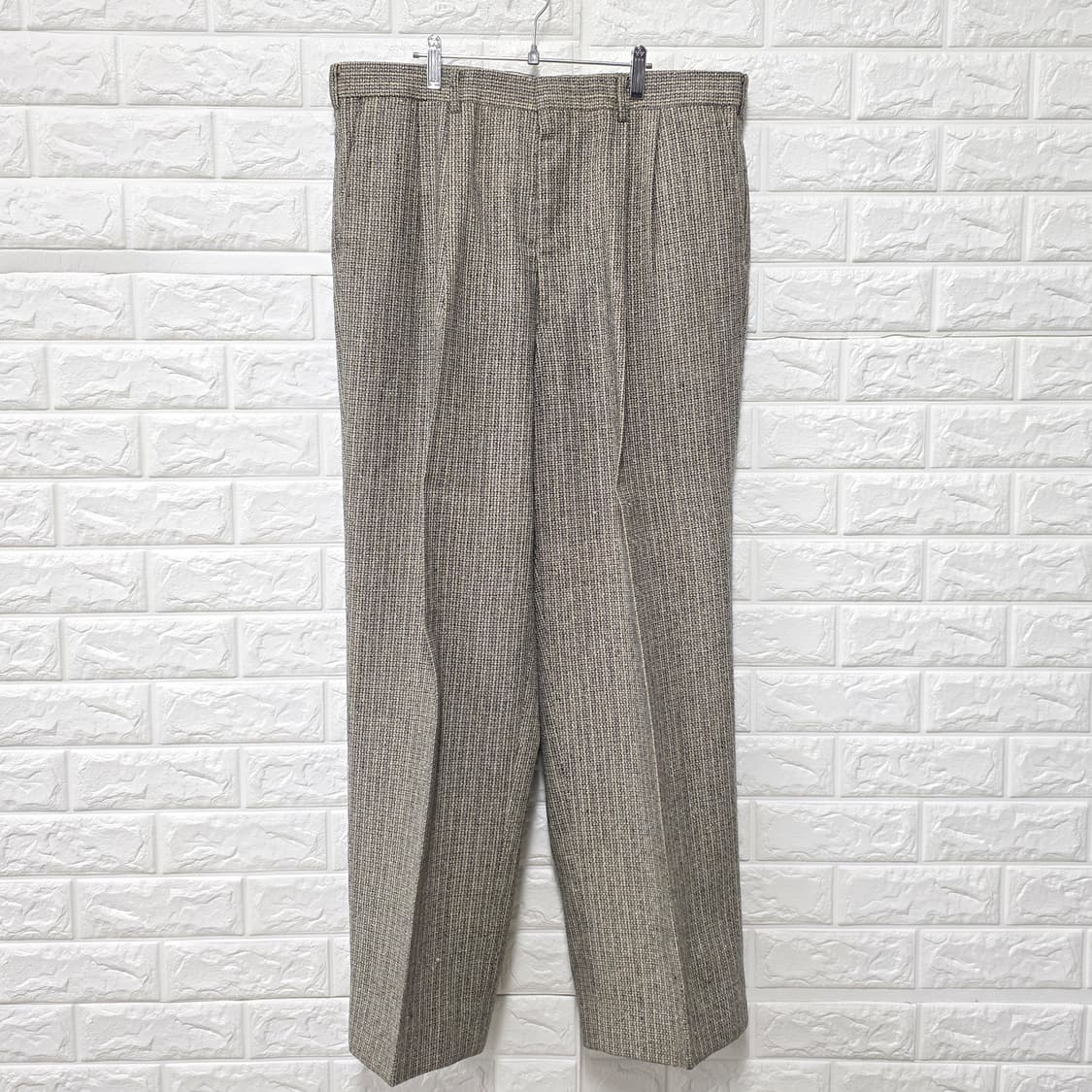 택포_ 미쏘니 Missoni  체크 바지 35인치 상품이미지1