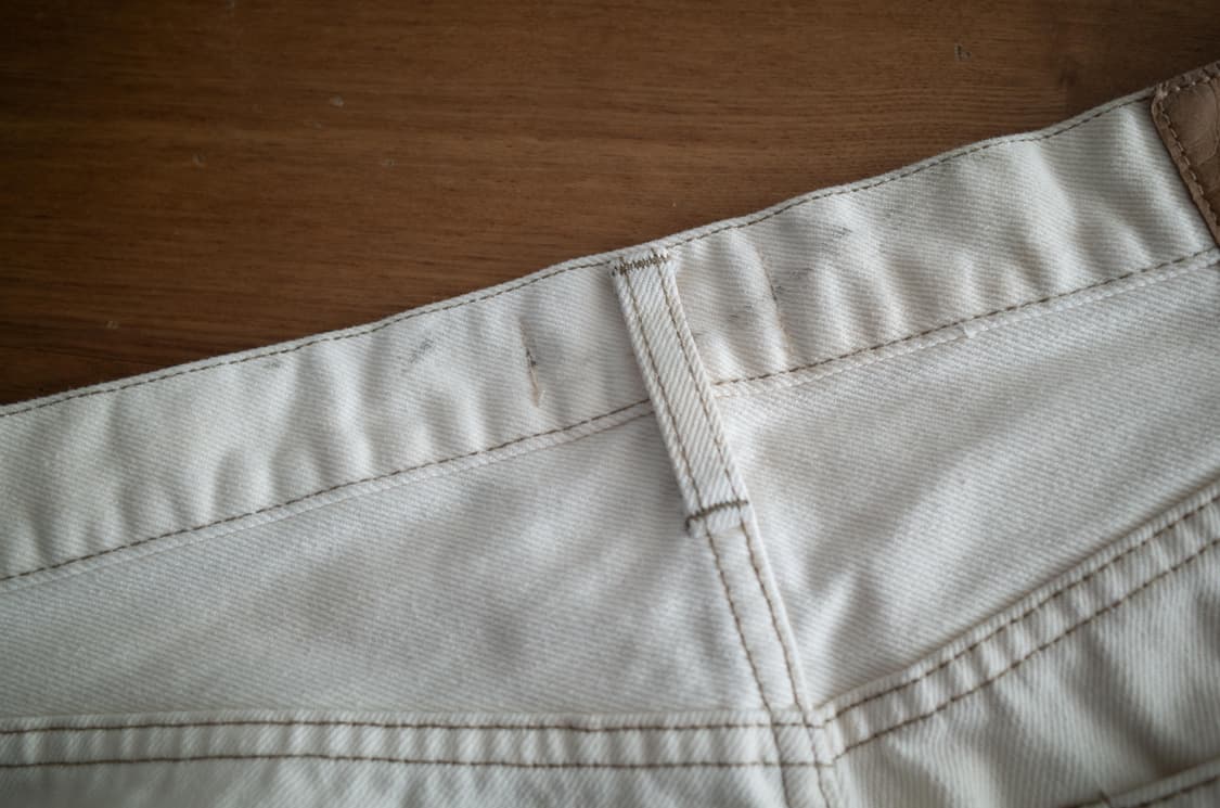 ymc x ordinary fits 페인팅 크림진 상품이미지7