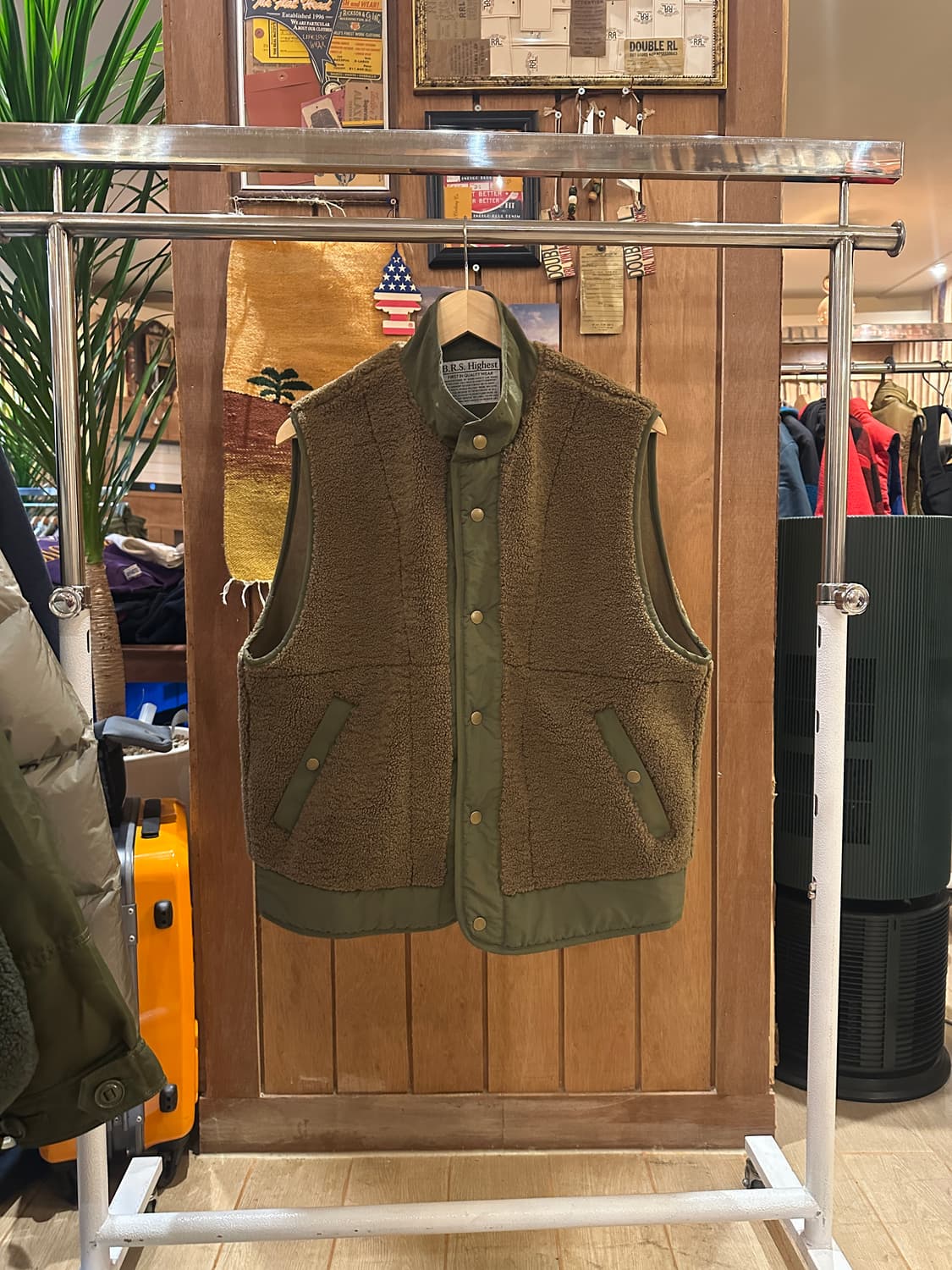 반스 아웃피터스 보아 후리스 베스트 M 상품이미지1