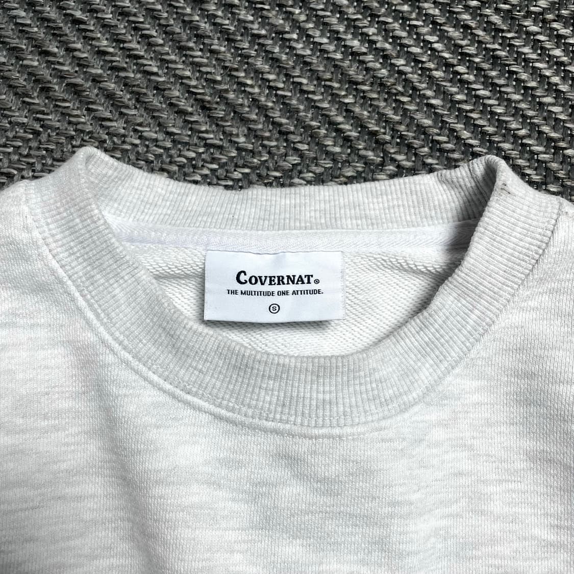 커버낫 빅로고 박시핏 맨투맨y 5223 상품이미지5