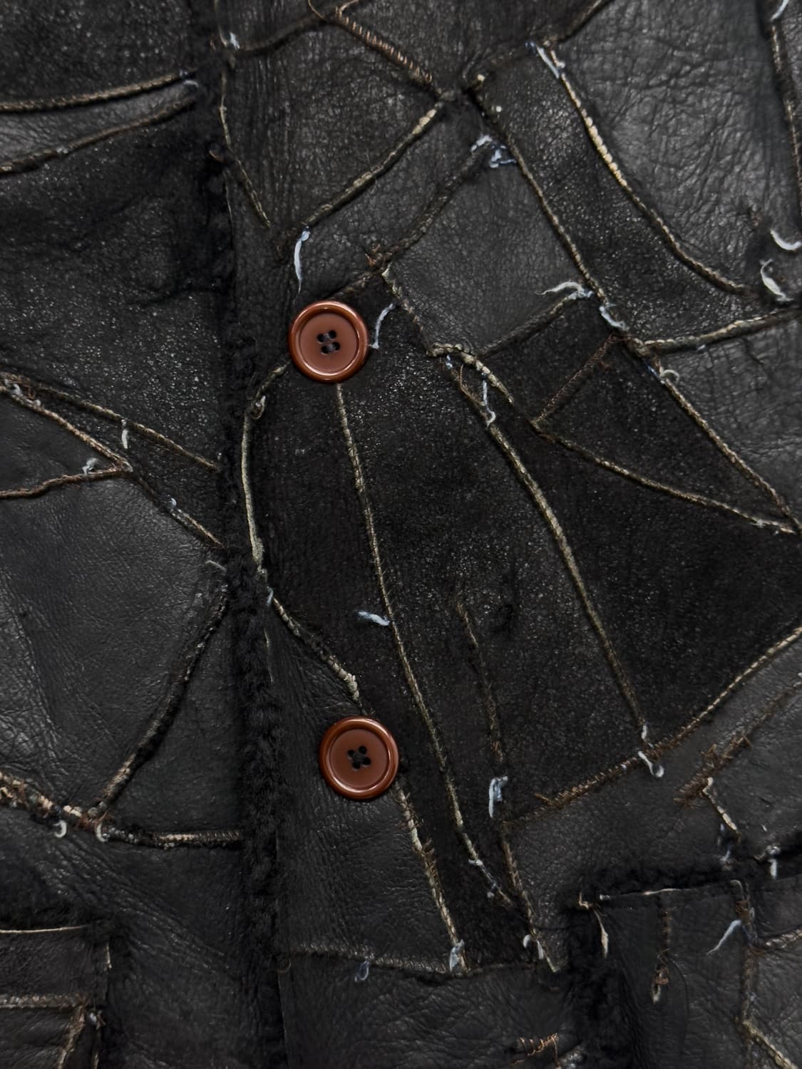 패치워크 시어링 자켓 상품이미지7