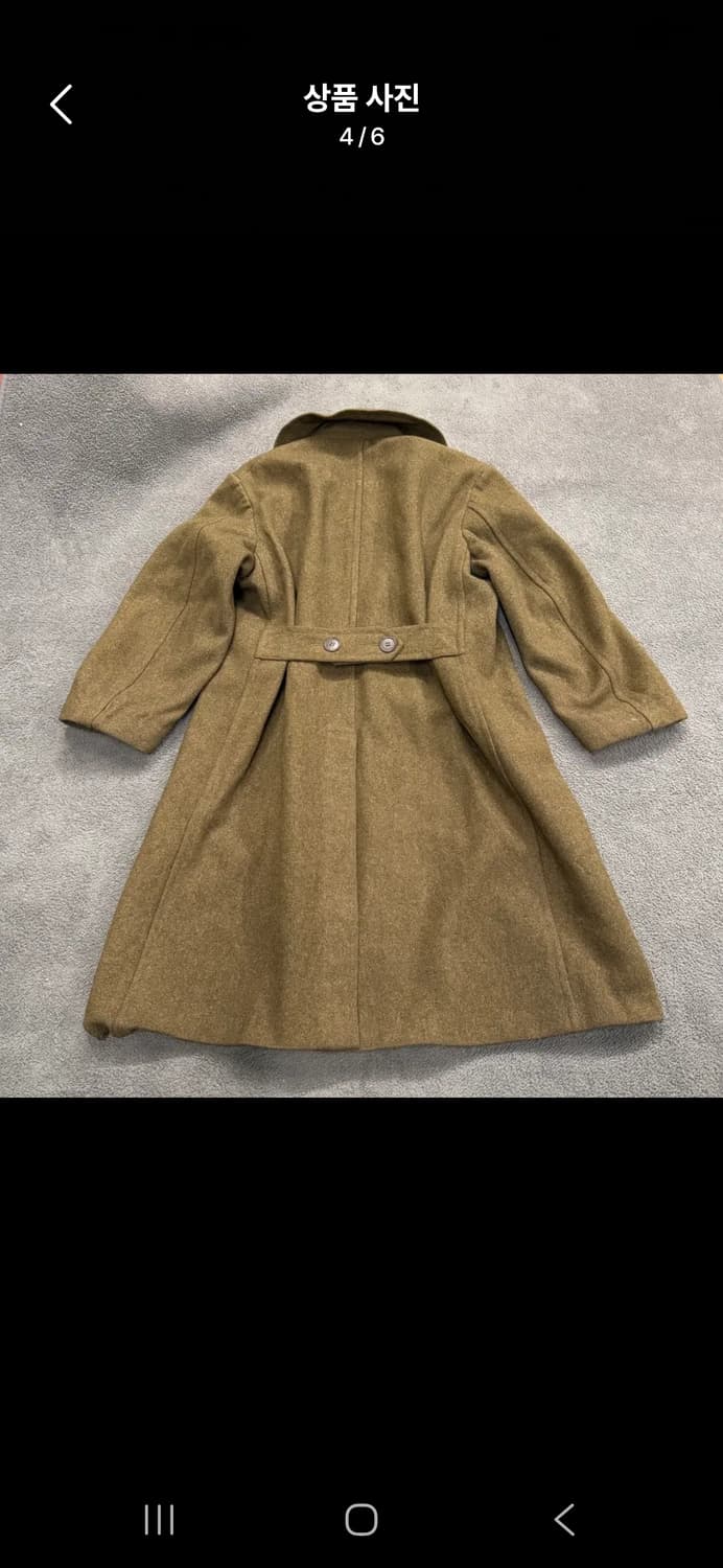[정품/L] 40s ww2 미군 멜튼 울 오버 코트 c1 상품이미지4