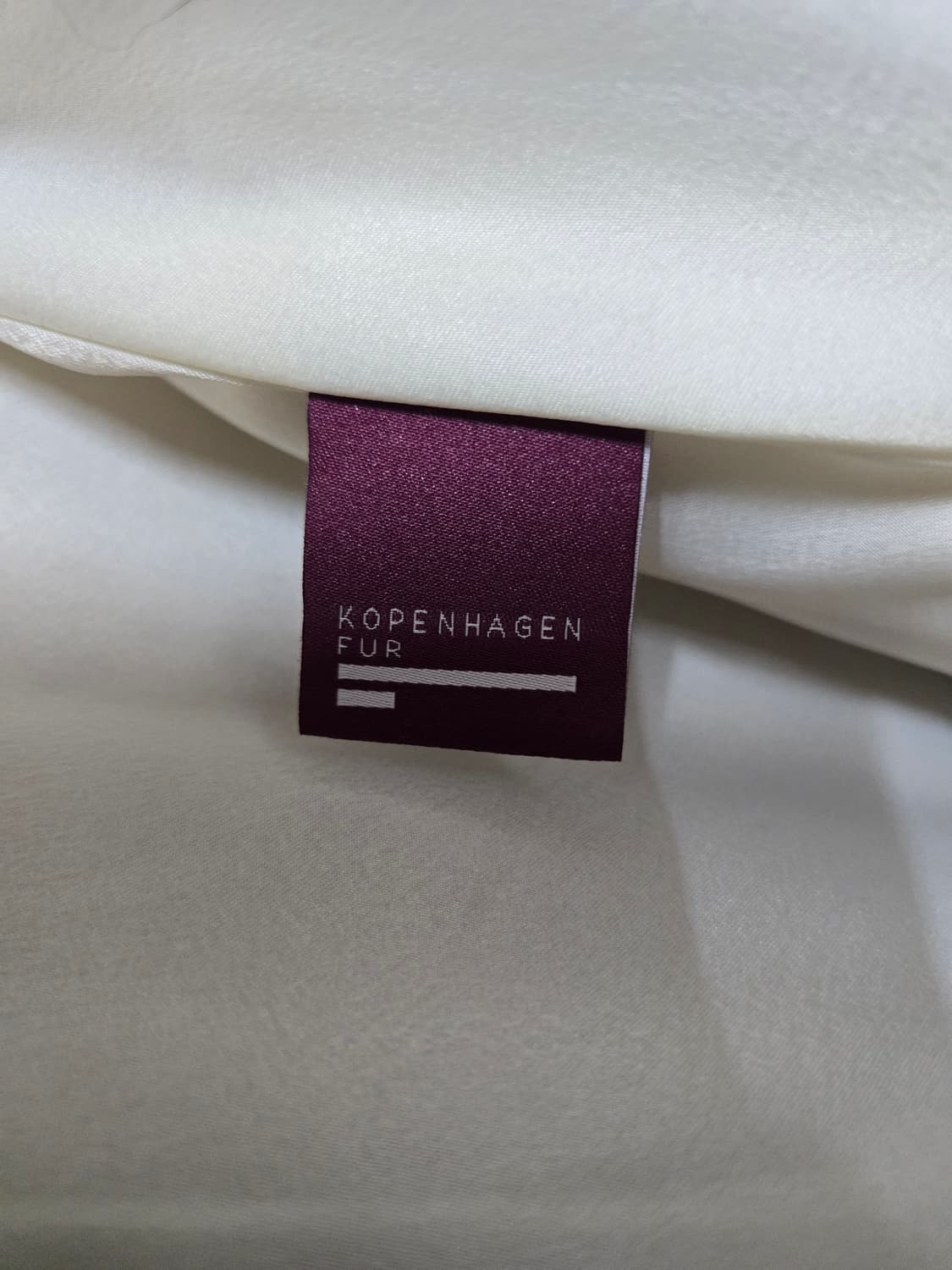 Burgundy Quality 밍크 후드 베스트 아이보리 코펜하겐퍼 버건 상품이미지7