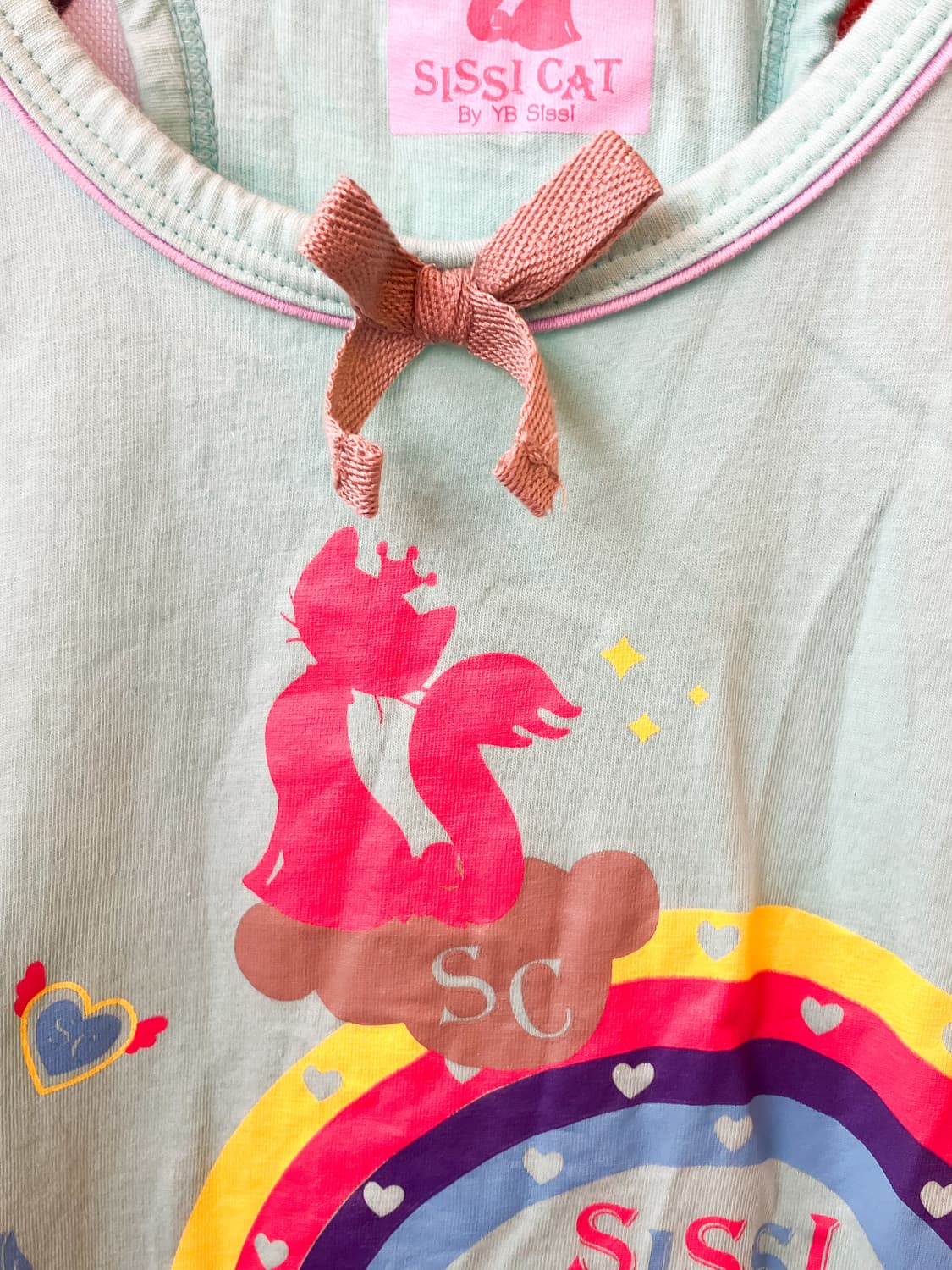 jpn 시스캣 민트 슬리브리스 상품이미지4